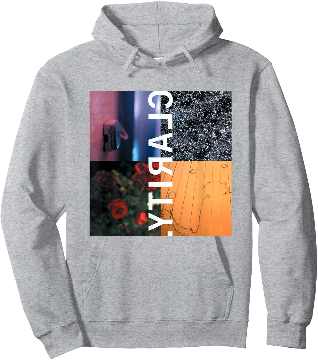 Jimmy Eat World - Official Merchandise - Clarity Hoodie - Hoodie | Ash