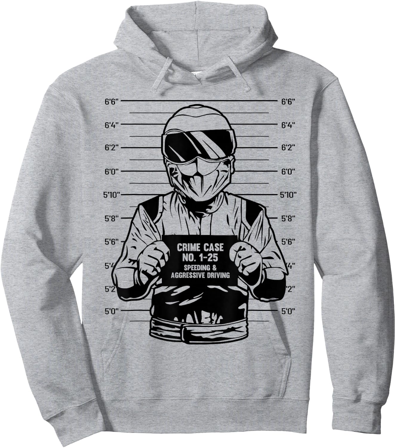 Funny Biker Motorcyclist Motorbike Motorcycling Bike Hoodie - Hoodie | Ash