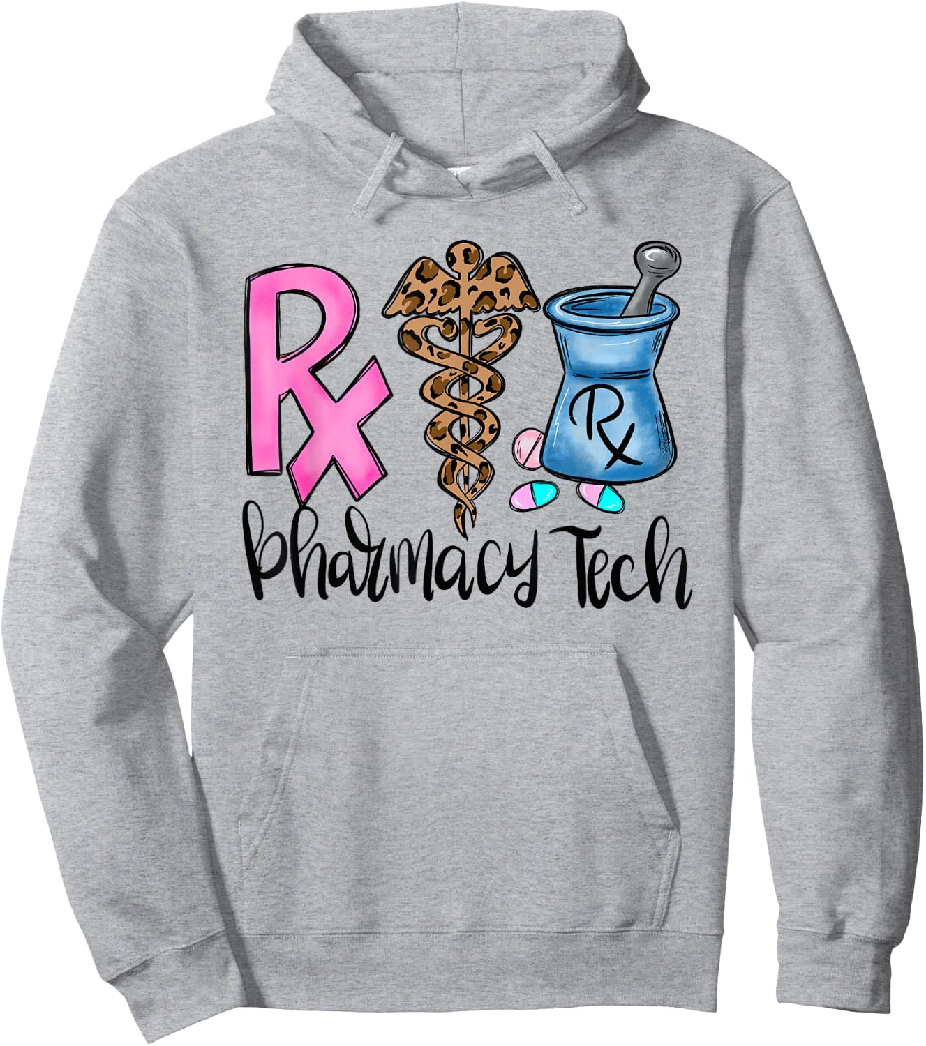 Pharmacy Tech CPhT Funny Pharmacist Assistant PTCE Squad Hoodie - Hoodie | Ash