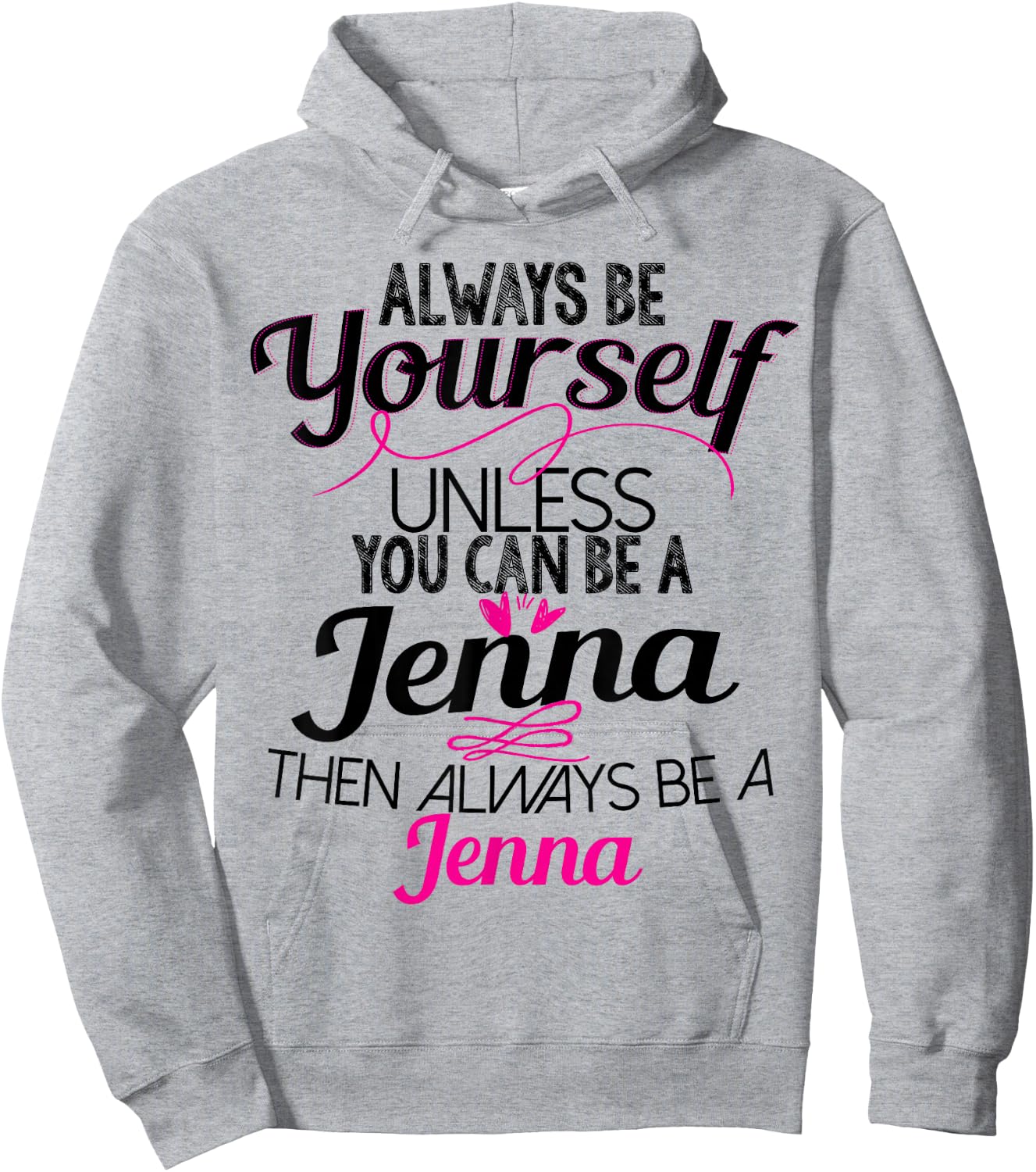 Jenna Name Hoodie - Hoodie | Ash