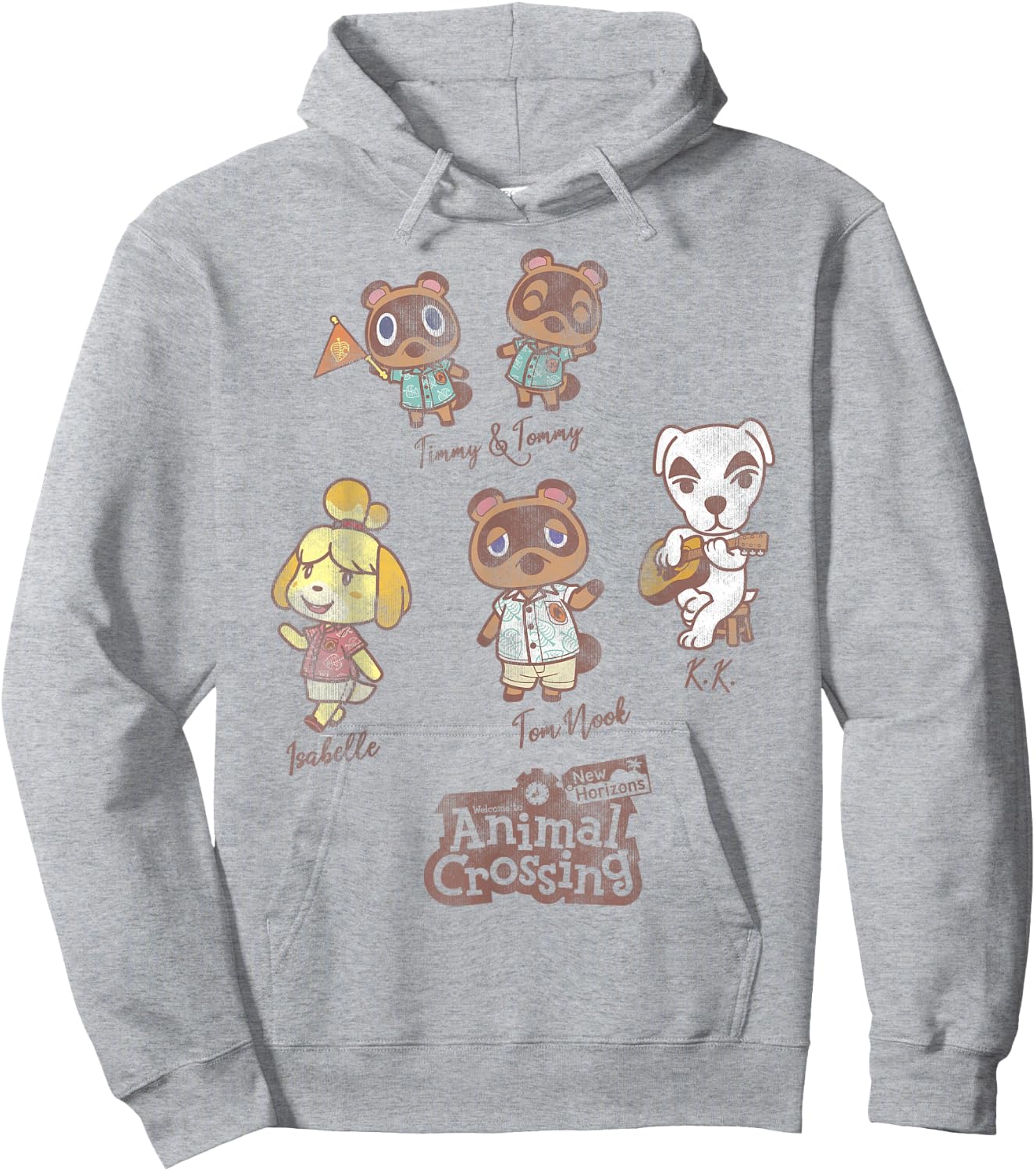 Animal Crossing: New Horizons Nintendo Game Group Names Hoodie - Hoodie | Ash