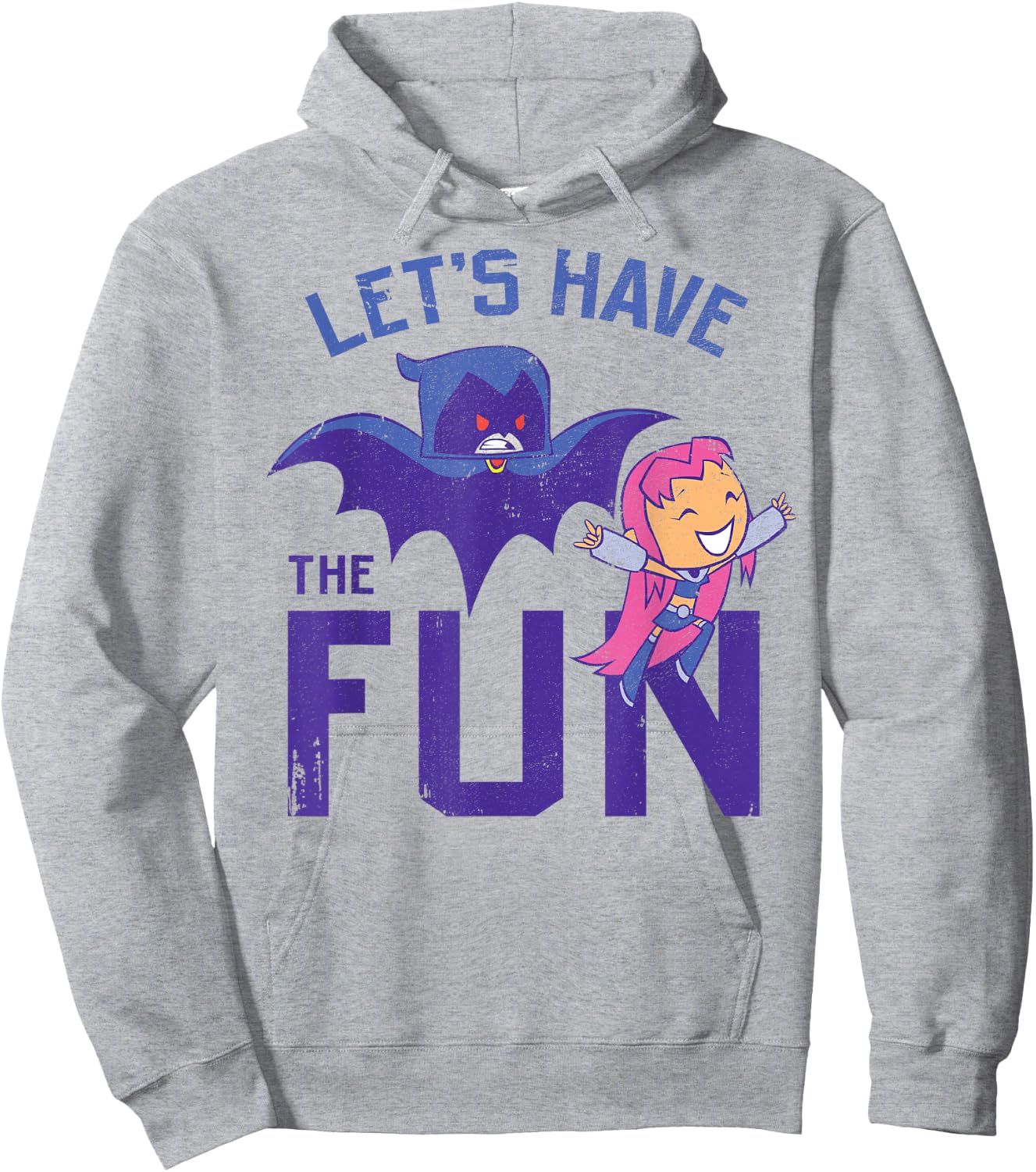 DC Comics Teen Titans Go! Starfire Raven Let's Have The Fun Hoodie - Hoodie | Ash