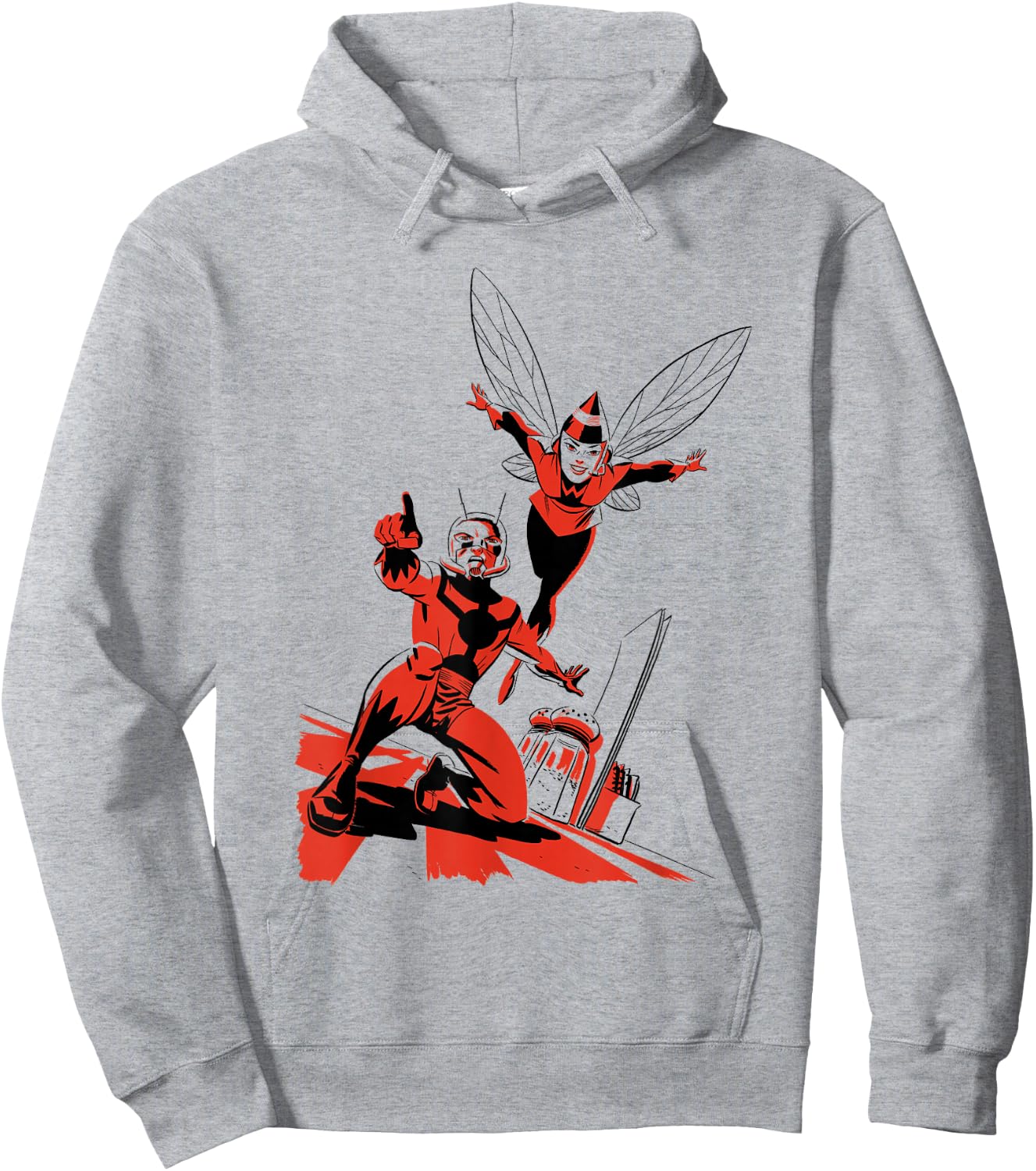 Marvel Ant-Man and The Wasp Two-Tone Variant Cover Hoodie - Hoodie | Ash