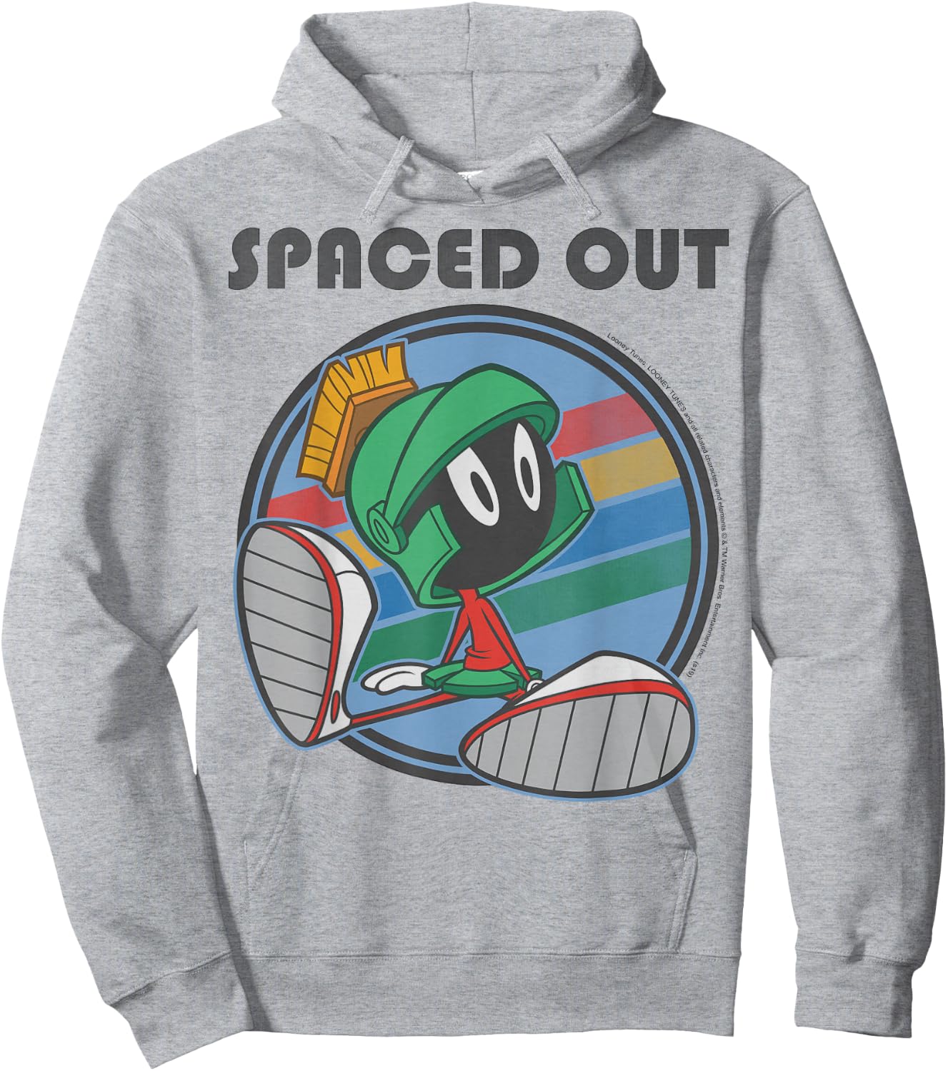 Looney Tunes Marvin The Martian Spaced Out Hoodie - Hoodie | Ash