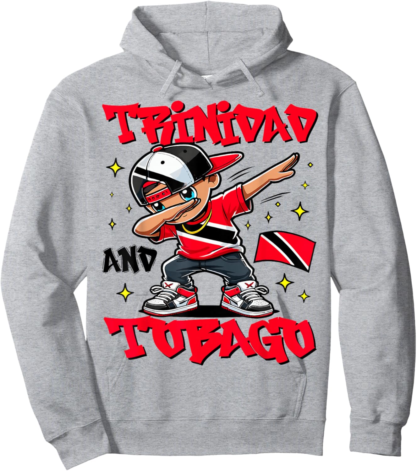 Trinidadian Boy Trinidad and Tobago Kid for Kids toddlers Hoodie - Hoodie | Ash