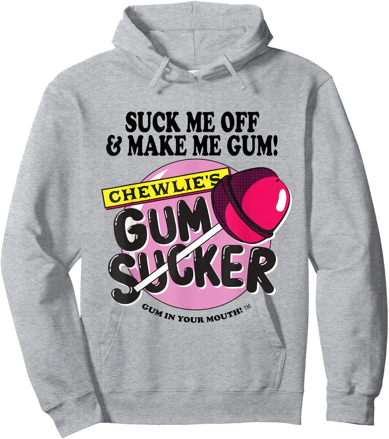 Kevin Smith Clerks 3 Chewlie's Gum Sucker Lolly Pop Logo Hoodie - Hoodie | Ash