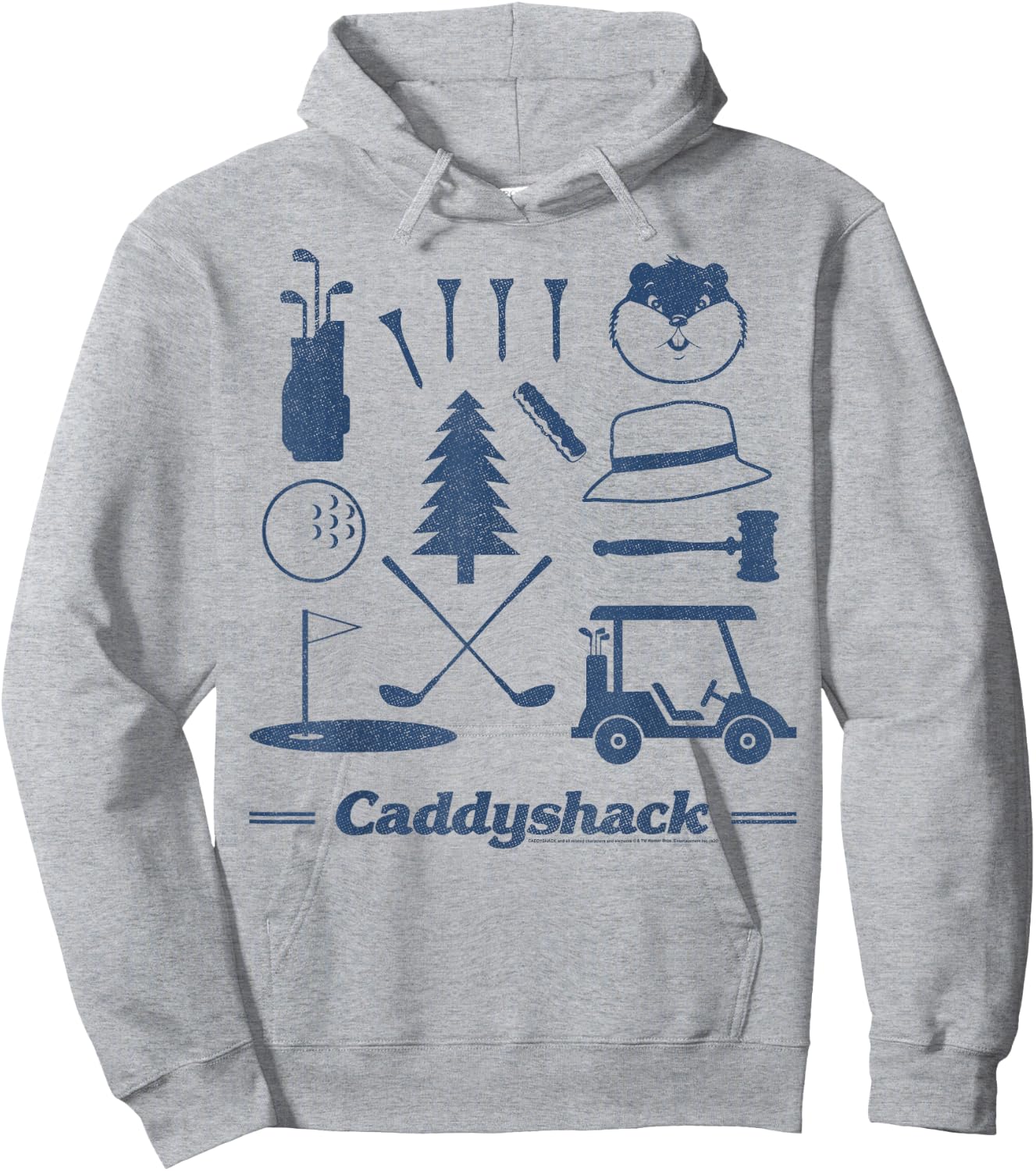 Caddyshack Icons Hoodie - Hoodie | Ash