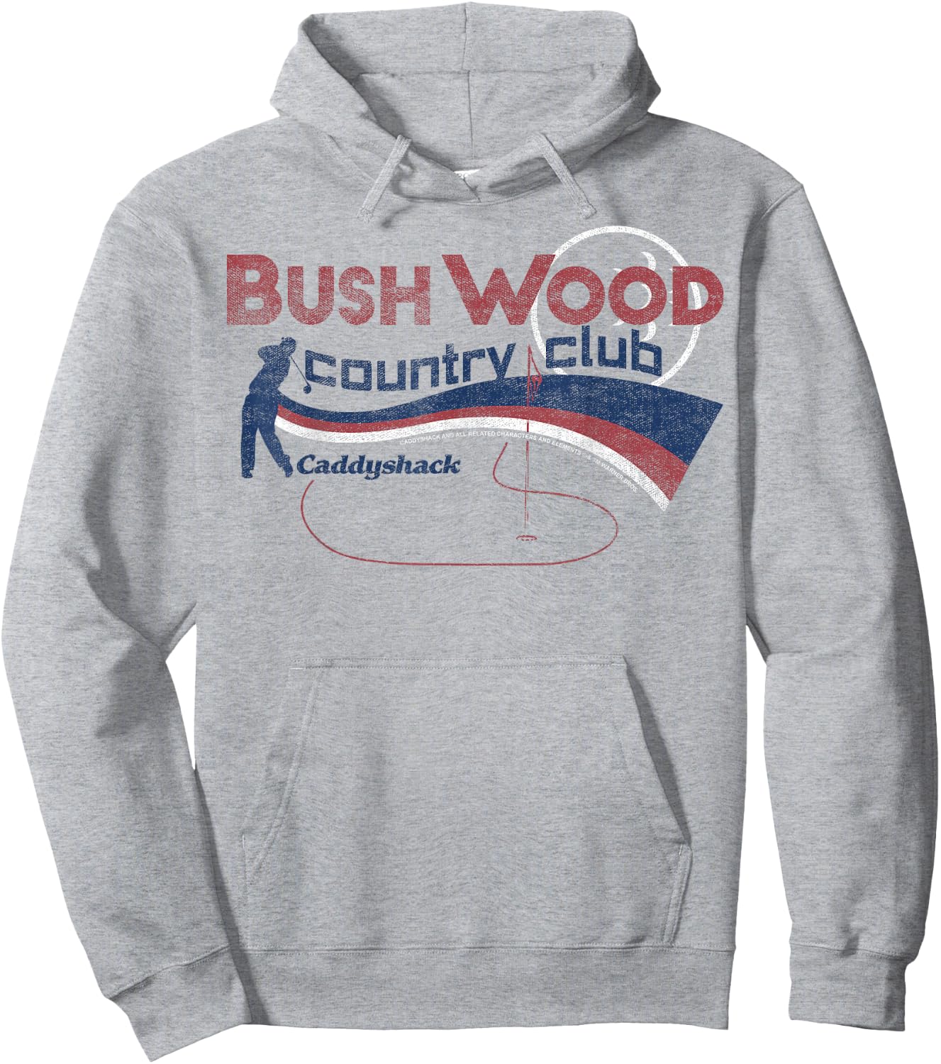 Caddyshack Bushwood Country Club Americana Hoodie - Hoodie | Ash