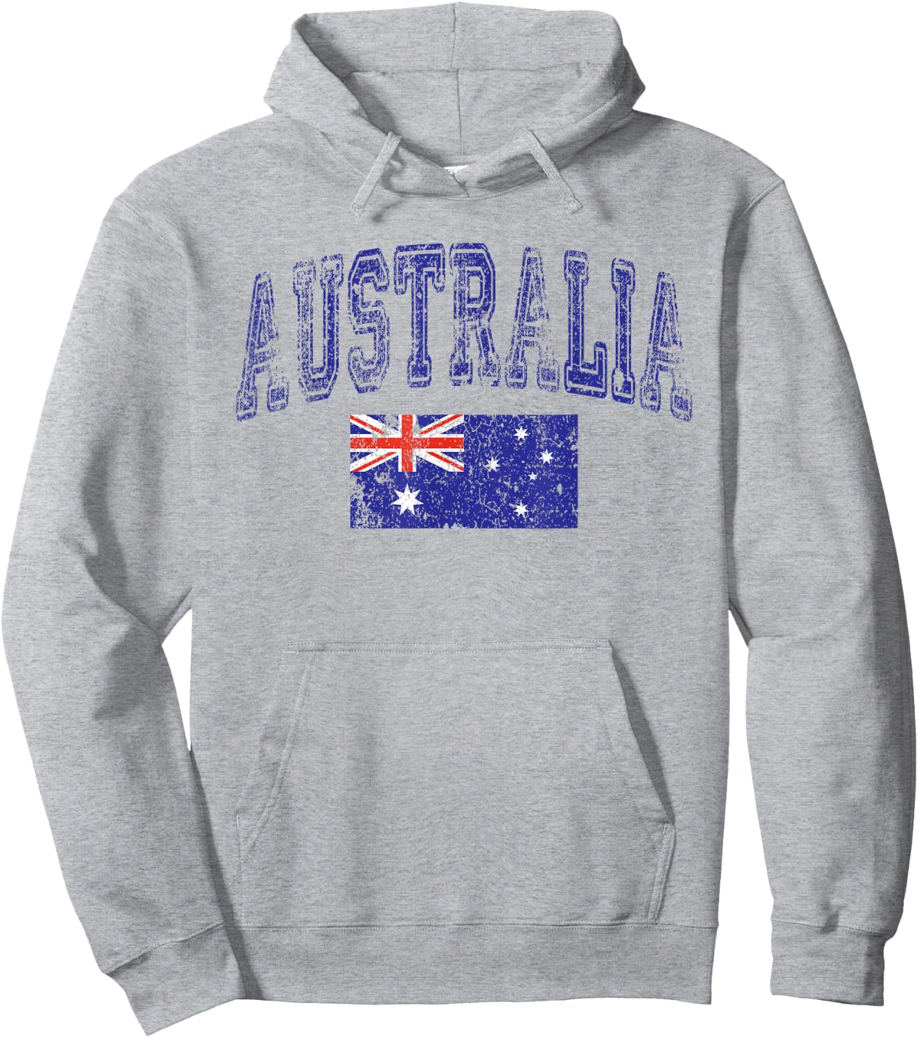 Vintage Retro Australia Flag Australian Pride Hoodie - Hoodie | Ash