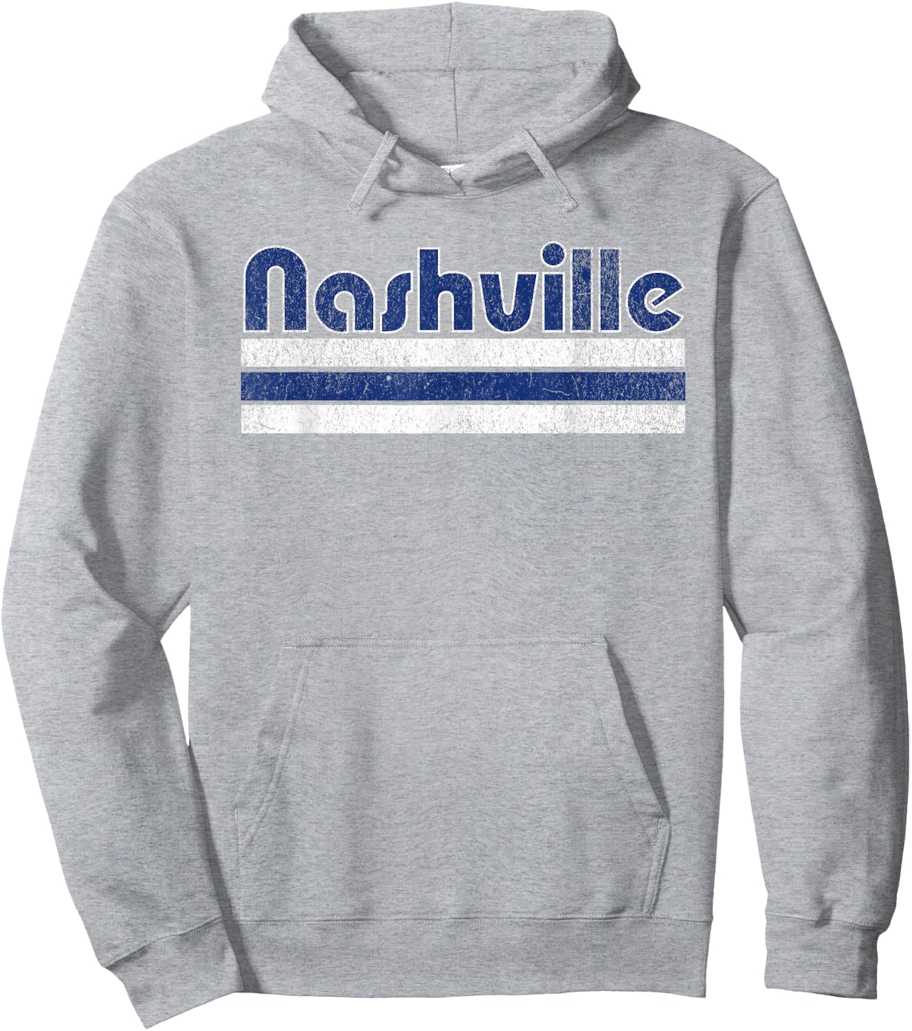 Nashville Soccer Vintage City Hoodie - Hoodie | Ash