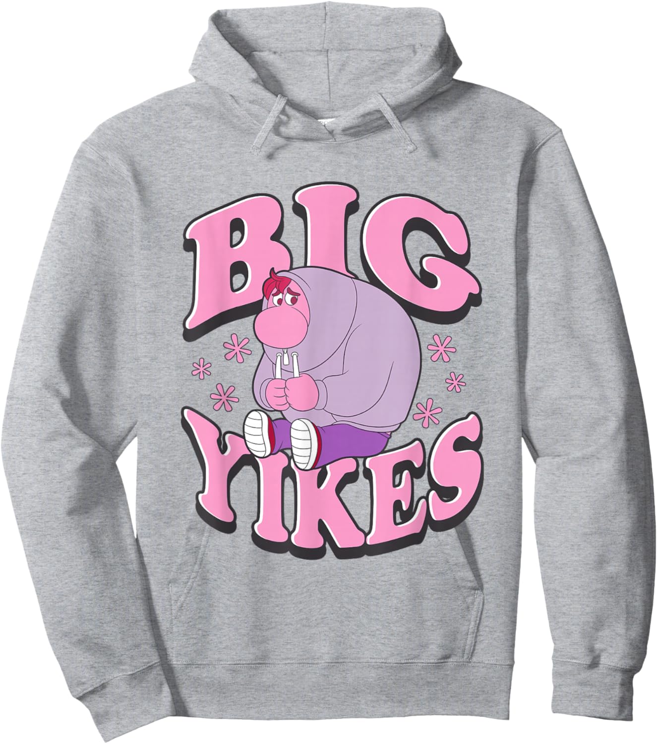 Disney Pixar Inside Out 2 Cute Embarrassment Big Yikes Logo Hoodie - Hoodie | Ash