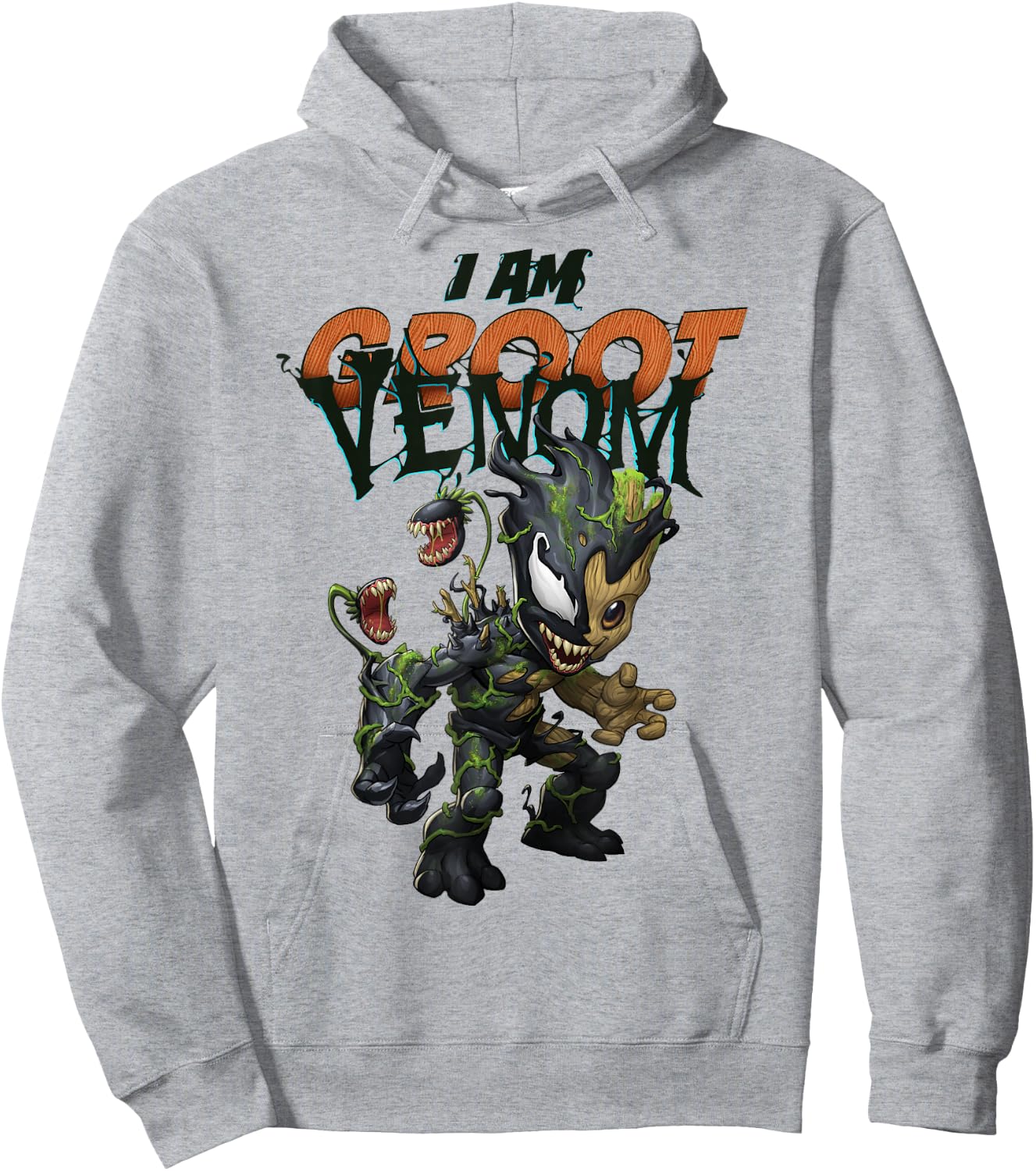 Marvel Spider-Man Maximum Venom I Am Groot Venom Small Hoodie - Hoodie | Ash