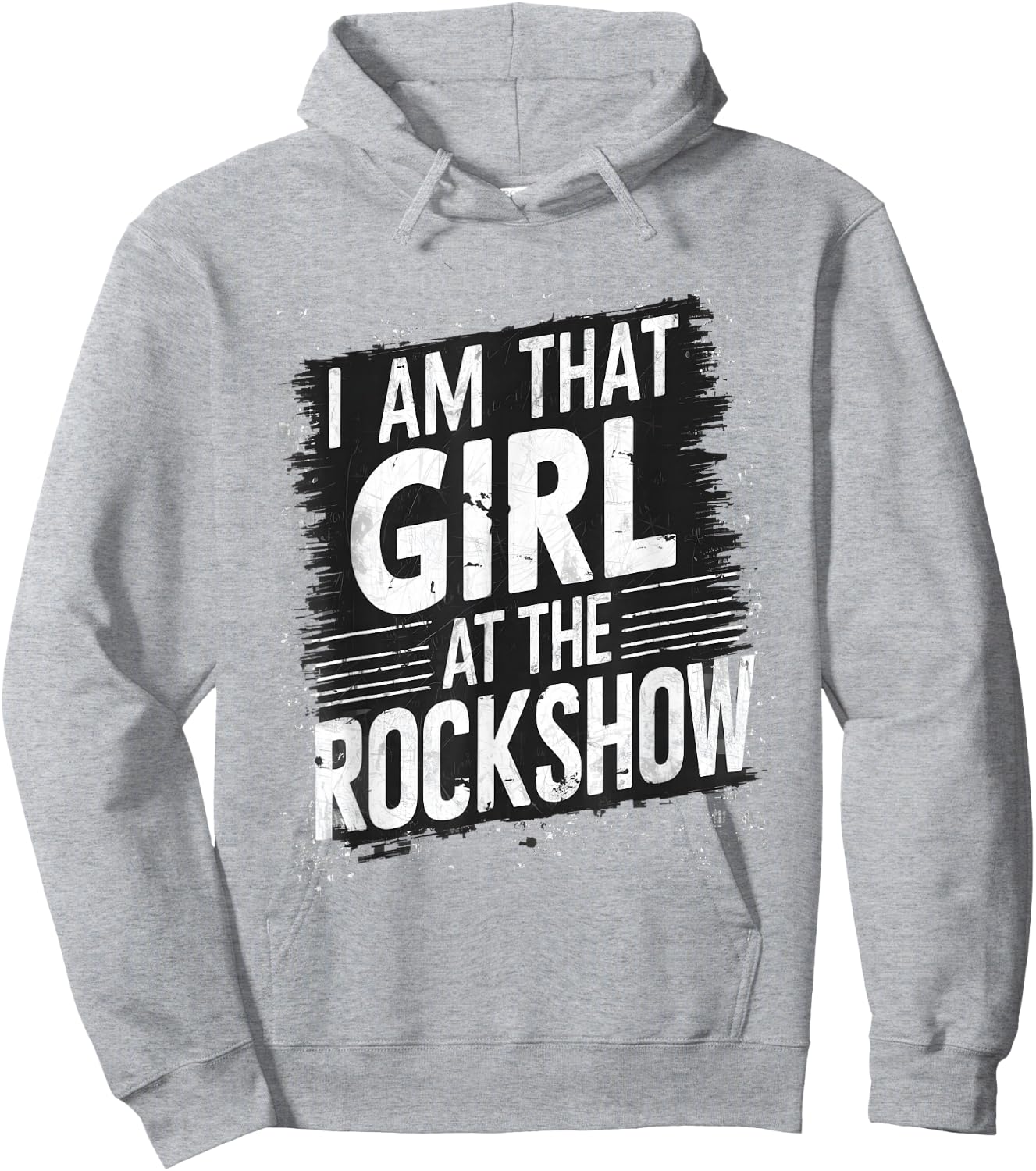 I'm the girl at rock show rock funny Hoodie - Hoodie | Ash