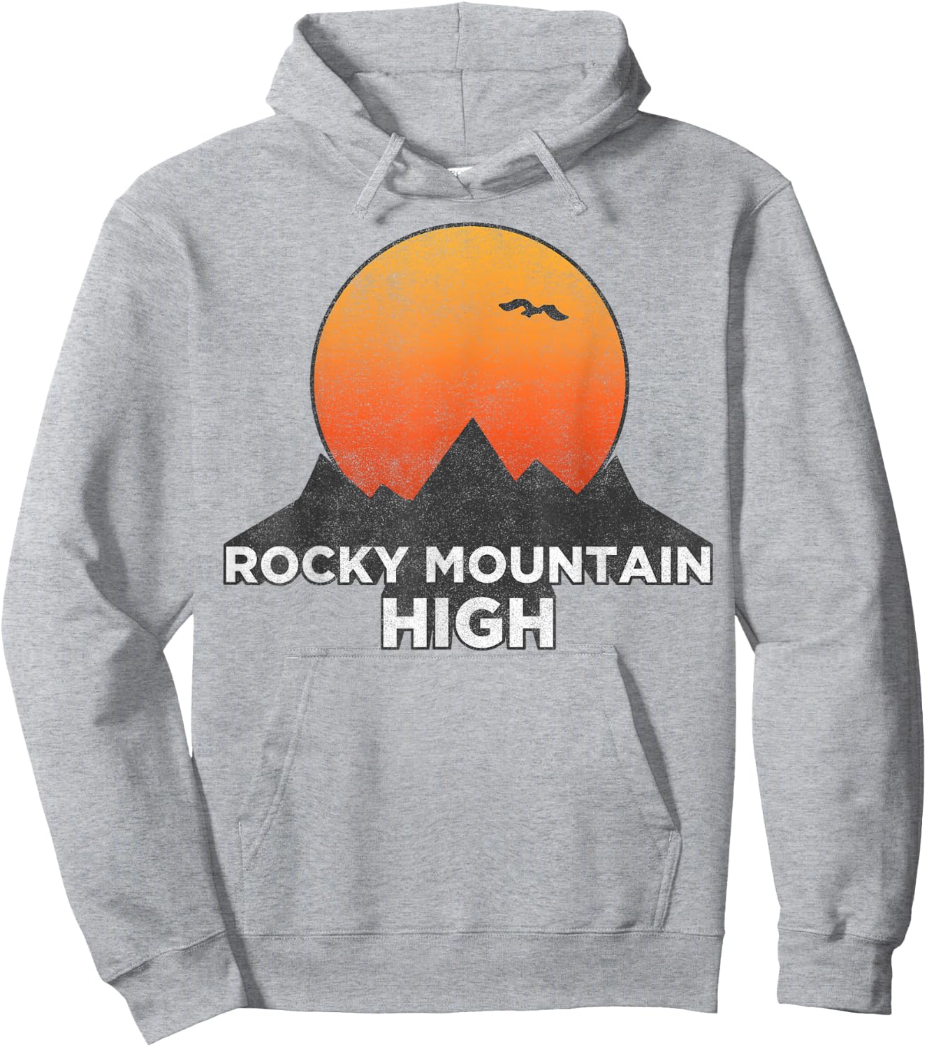 Trendy Rocky Mountain High Sunset Hoodie - Hoodie | Ash