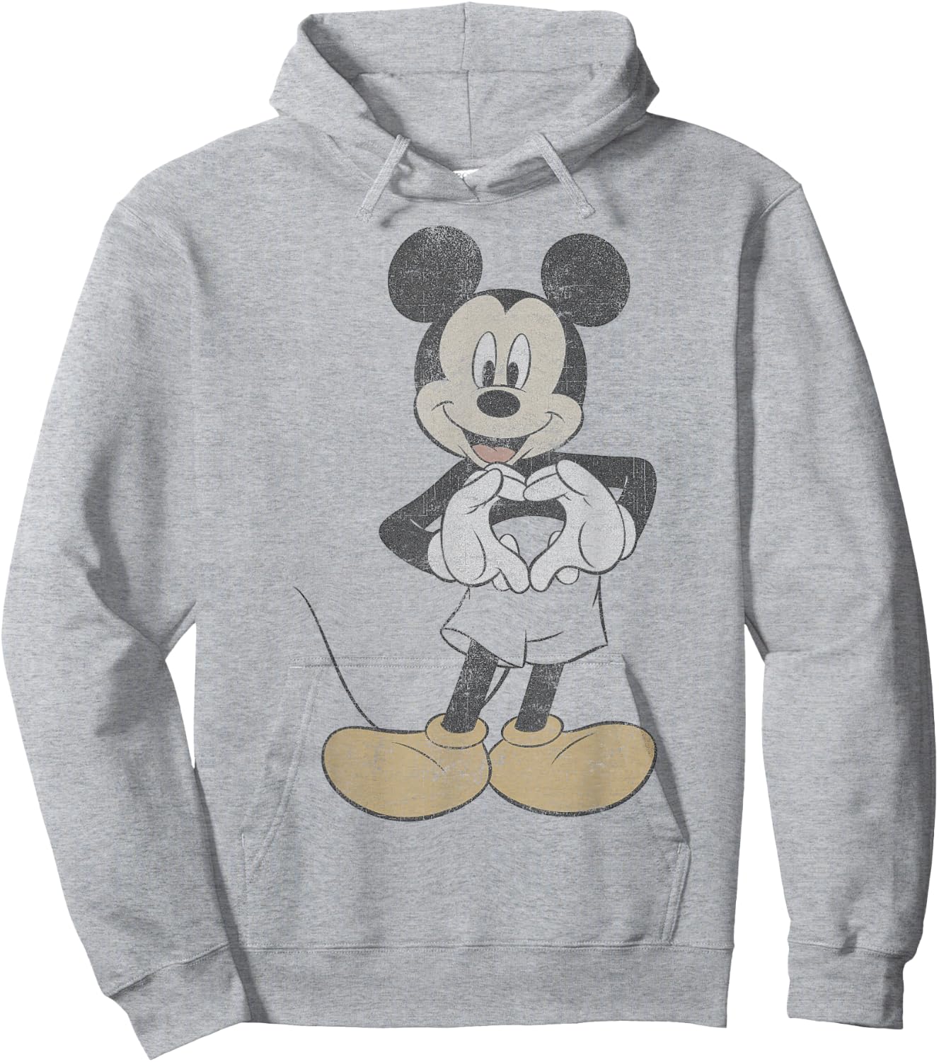 Disney Mickey and Friends Mickey Mouse Heart Hands Small Hoodie - Hoodie | Ash