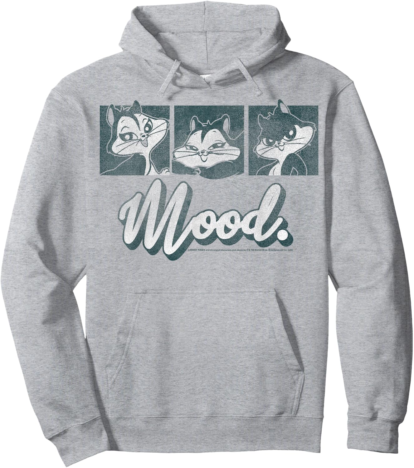 Looney Tunes Pussyfoot Mood Panels Hoodie - Hoodie | Ash
