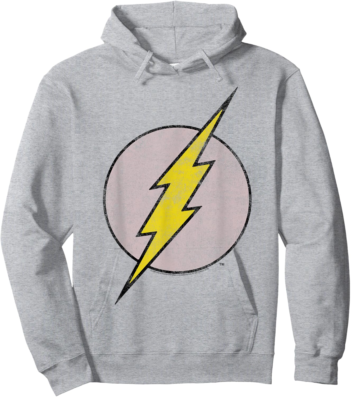 DC Comics Flash Old Flash Logo Small Hoodie - Hoodie | Ash