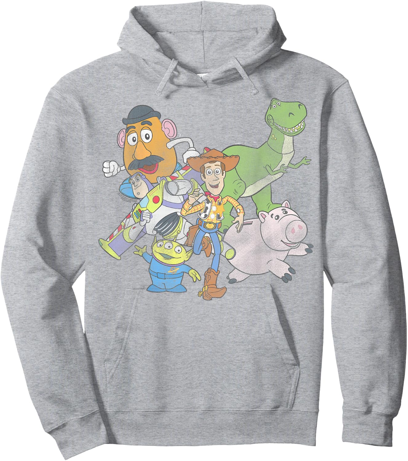 Disney Pixar toy Story Classic Group Shot Hoodie - Hoodie | Ash