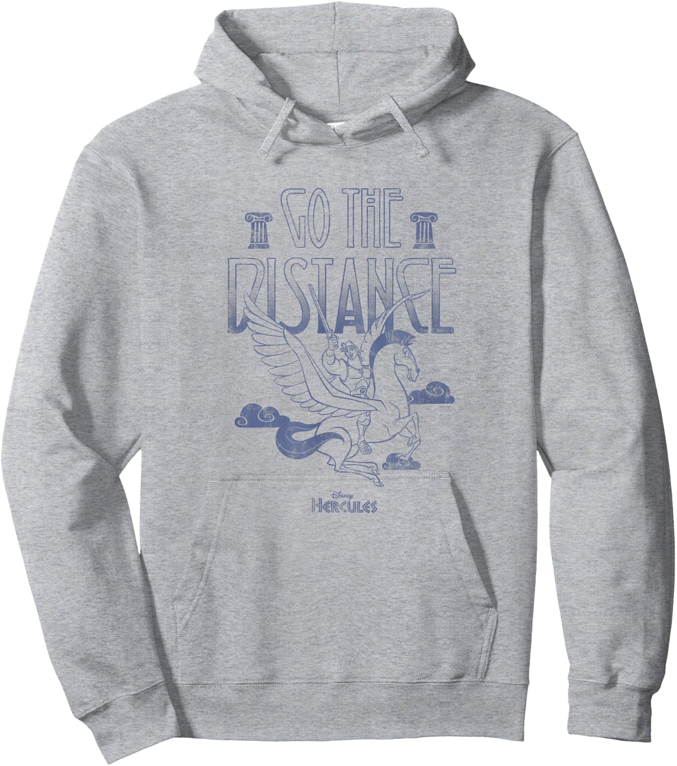 Disney Hercules Go The Distance Pegasus & Hercules Hoodie - Hoodie | Ash
