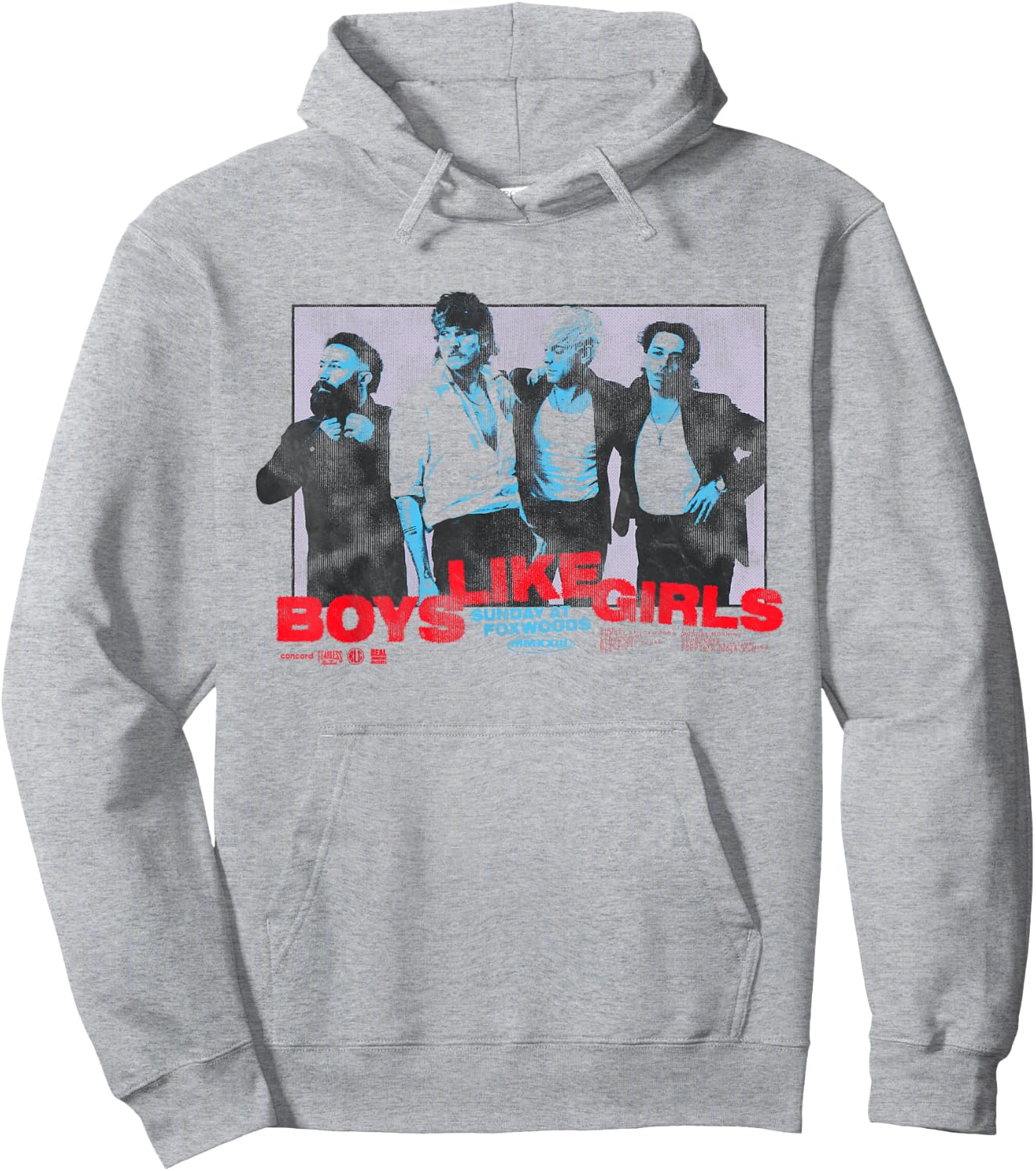 BOYS LIKE GIRLS - Photo Logos Hoodie - Hoodie | Ash