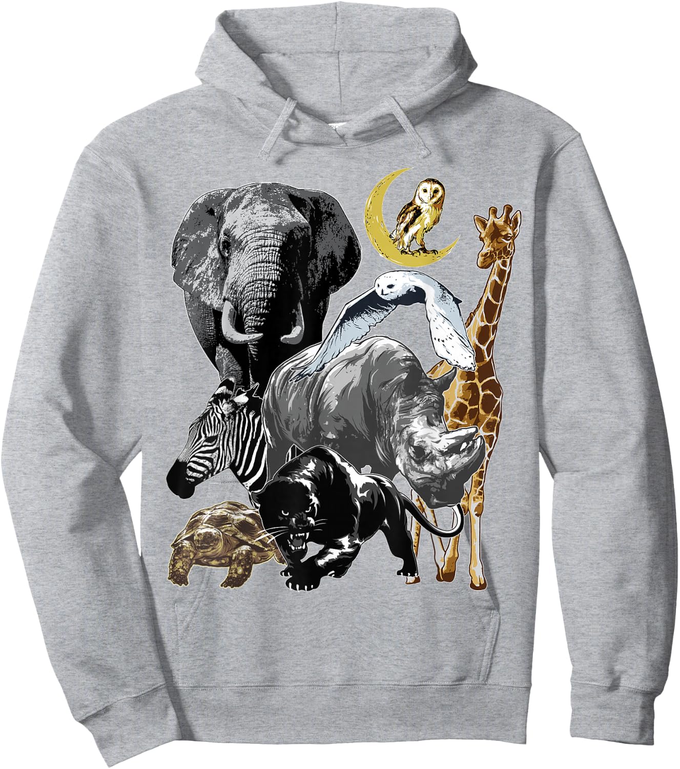 Zookeeper Jungle Animals Theme Safari Zoo Birthday Themed Hoodie - Hoodie | Ash