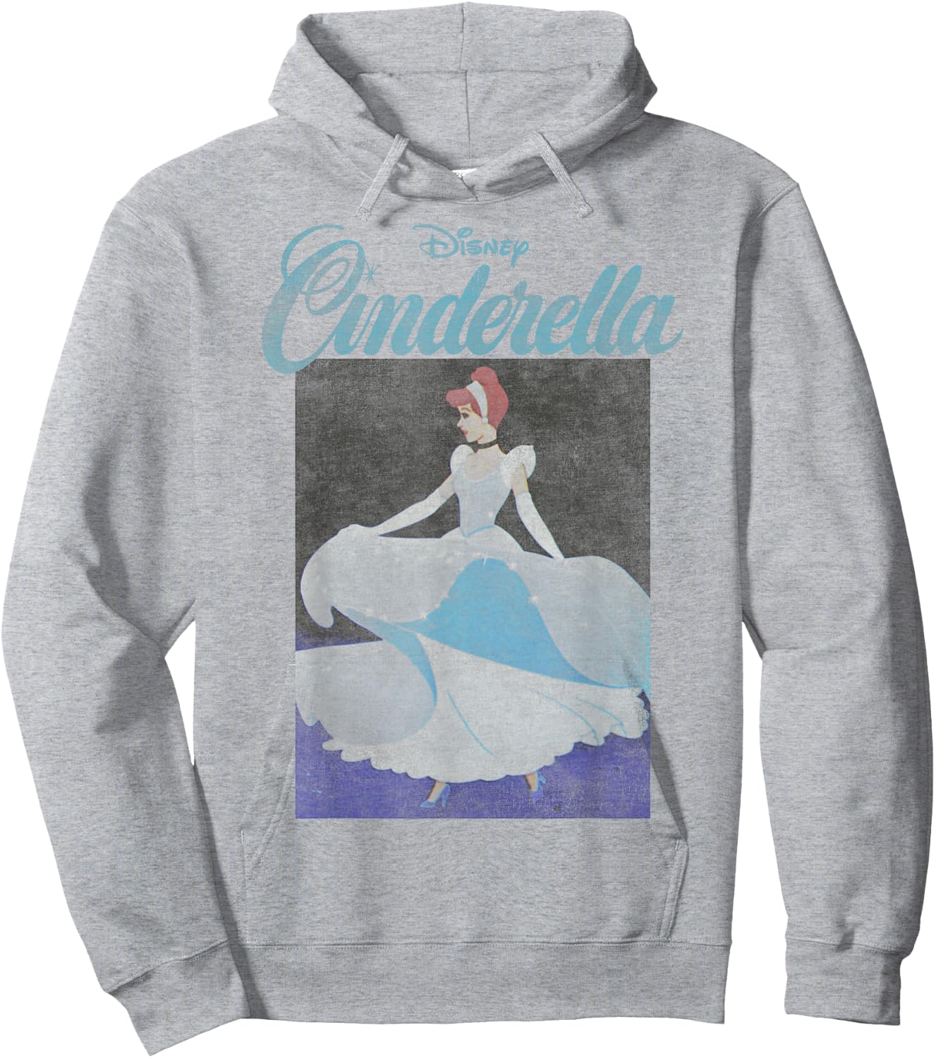 Disney Cinderella 70th Anniversary Cinderella Dancing Poster Small Hoodie - Hoodie | Ash