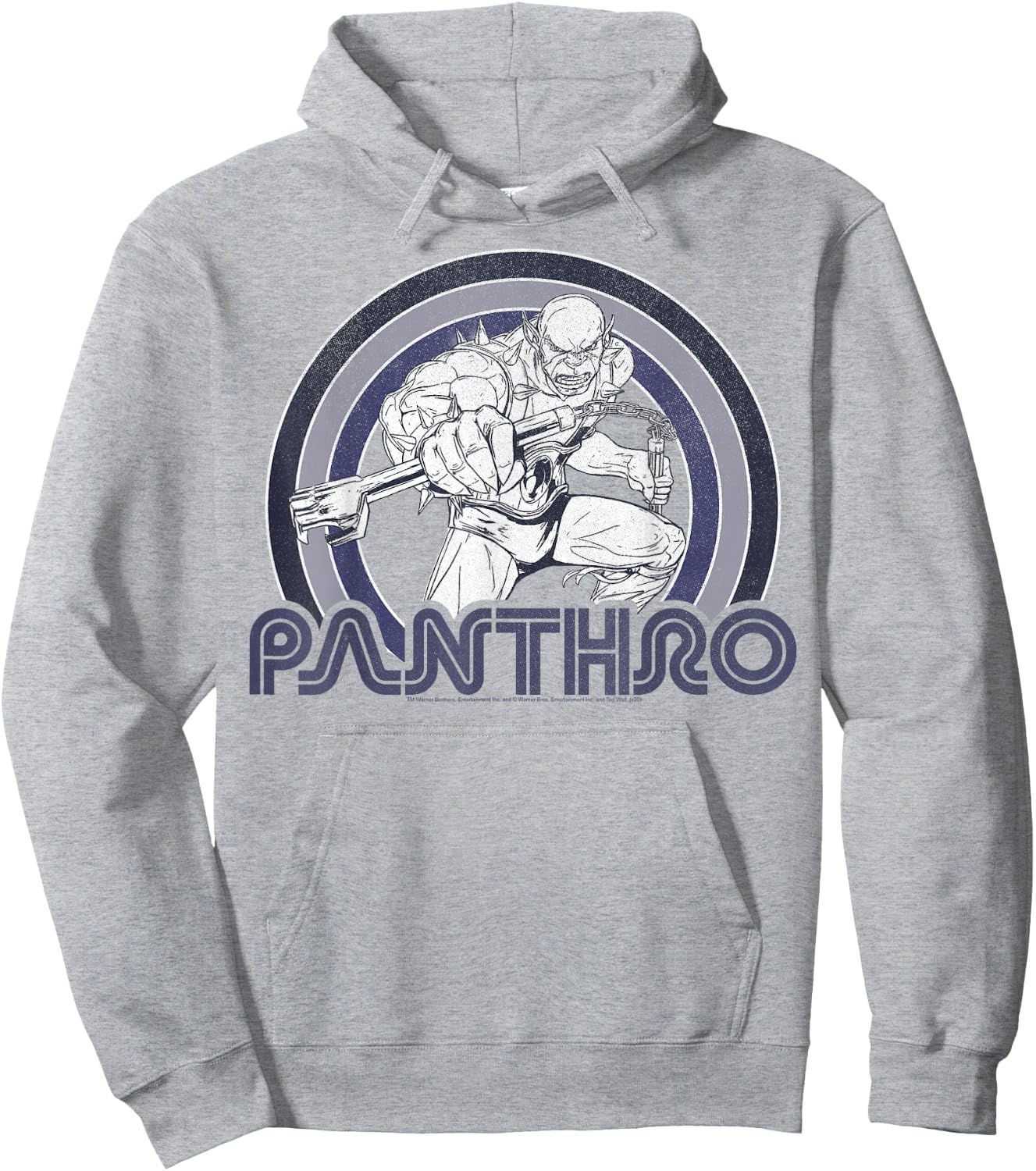 Thundercats Panthro Retro Rainbow Hoodie - Hoodie | Ash