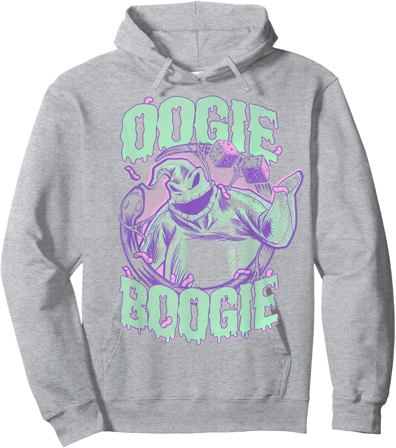 Disney The Nightmare Before Christmas Oogie Boogie Portrait Hoodie - Hoodie | Ash