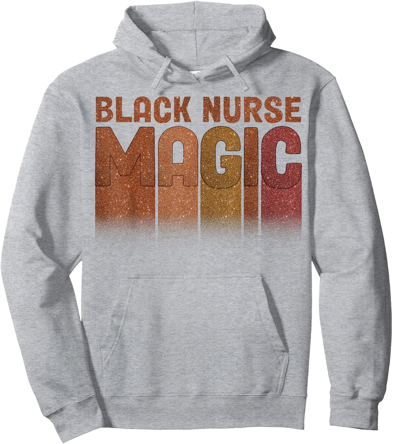 Nurse Life Melanin Queen Black Girl Magic History Month Hoodie - Hoodie | Ash