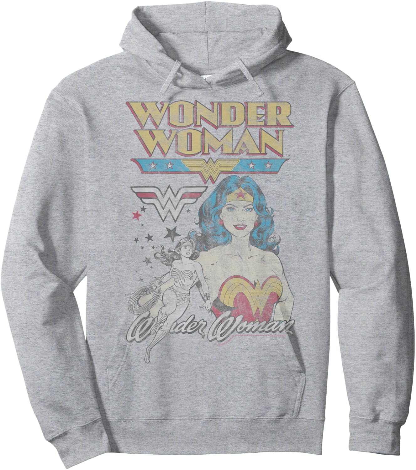 DC Comics Wonder Woman Vintage Small Hoodie - Hoodie | Ash