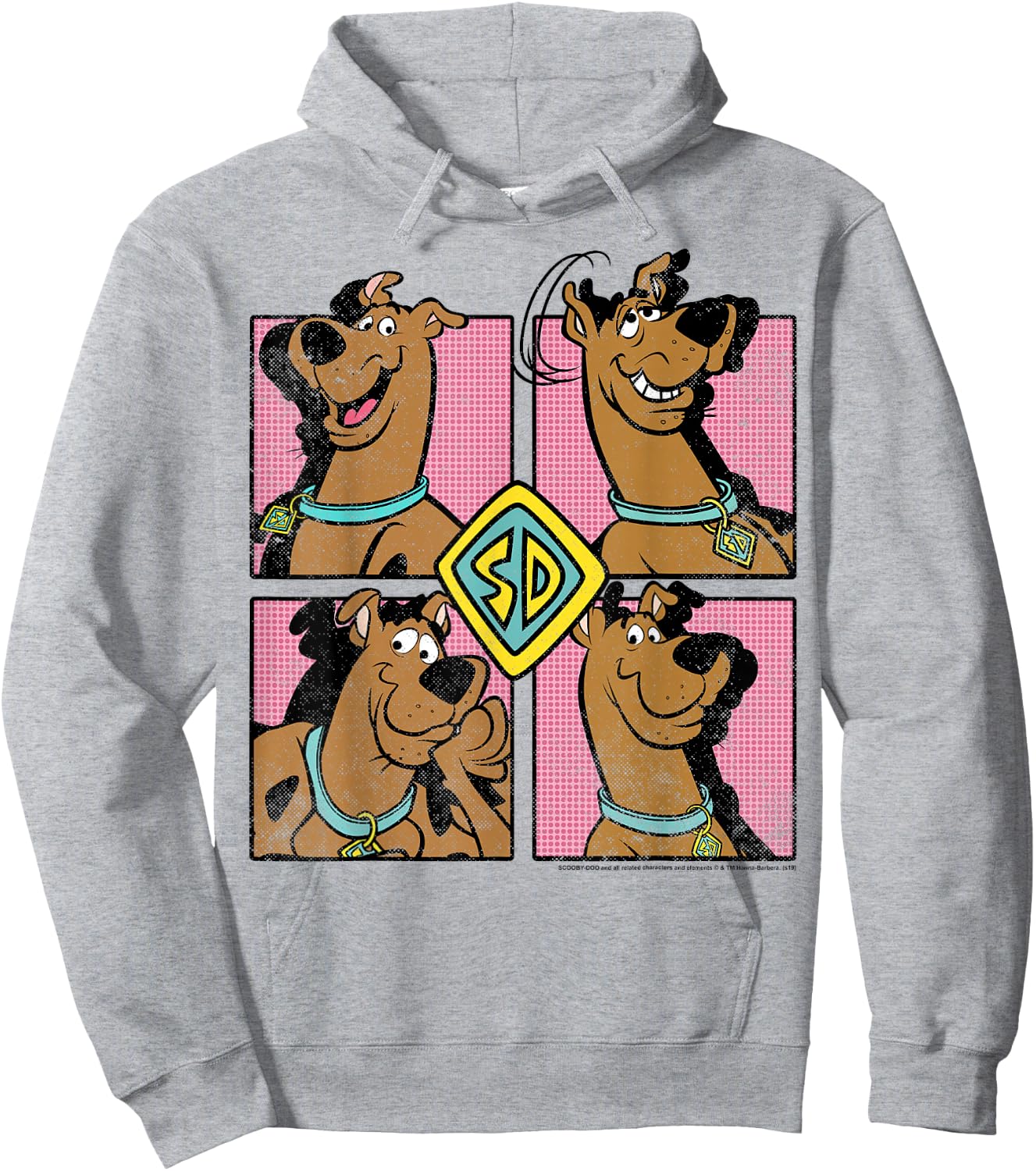 Scooby-Doo Expressions Box Up Small Hoodie - Hoodie | Ash
