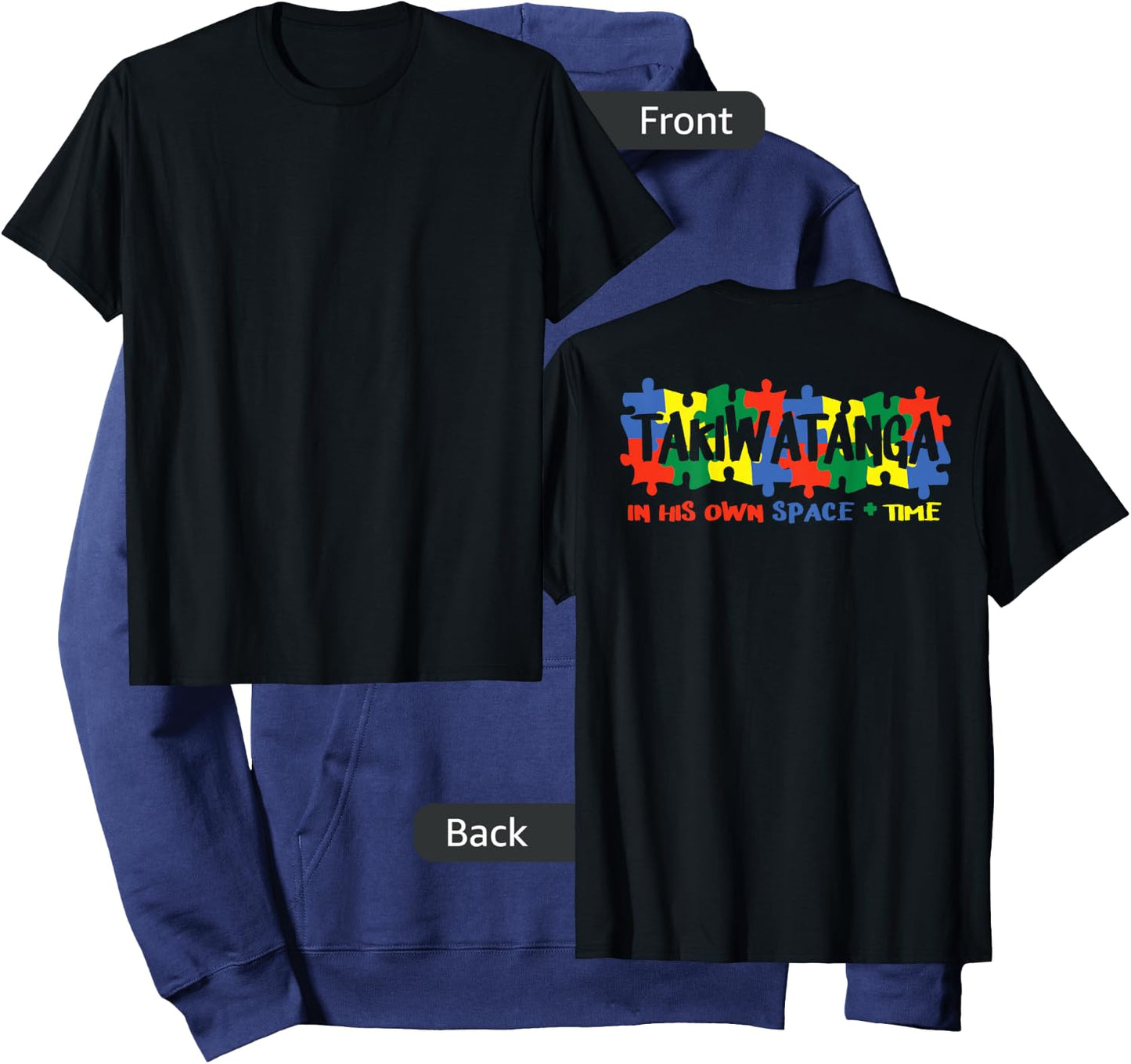 Maori Takiwatanga Definition Gift Autism Awareness Hoodie - Hoodie | Navy