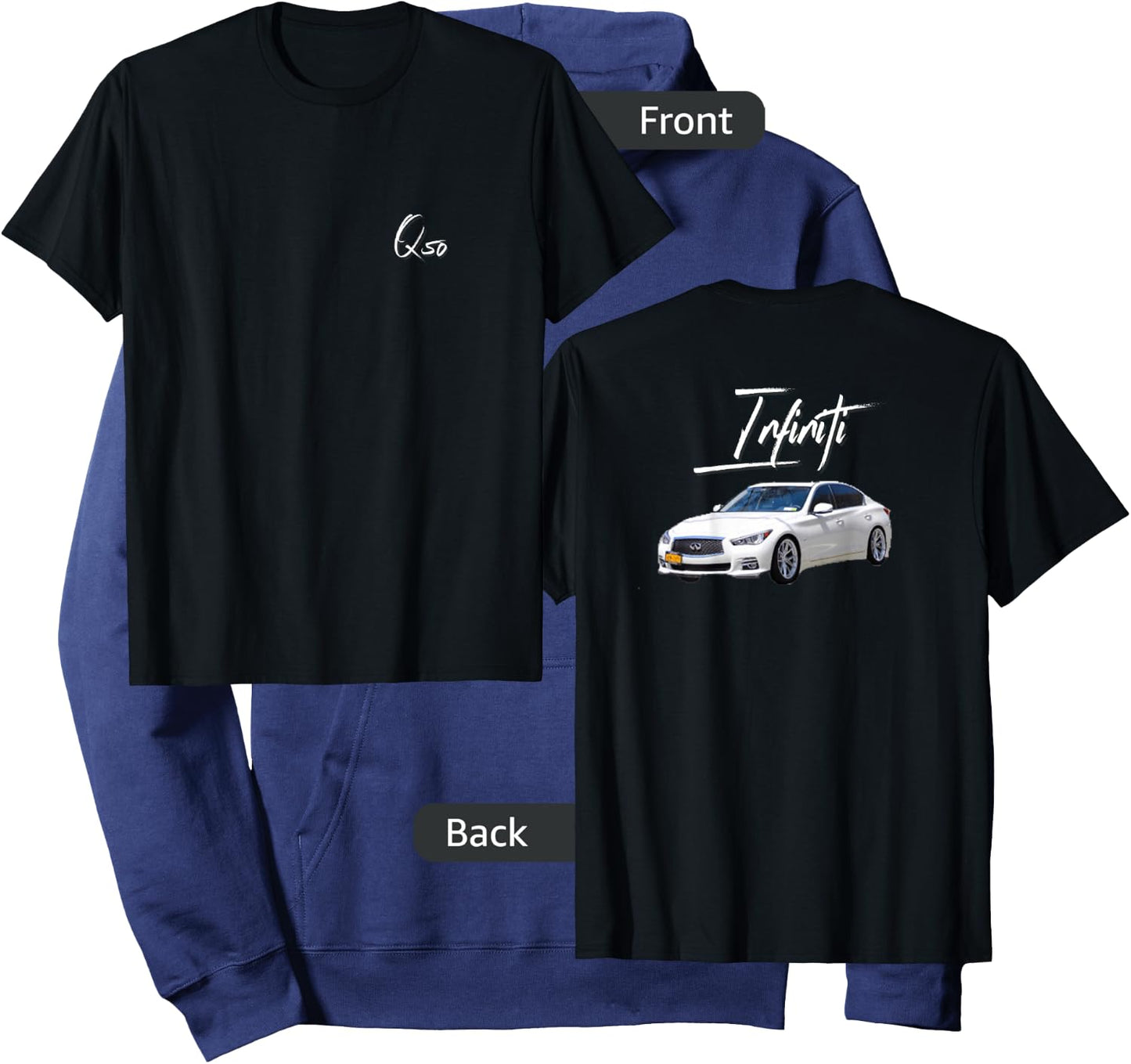 Ruben Roman Men's Classic Black Ghost Racing Machine Hoodie - Hoodie | Navy