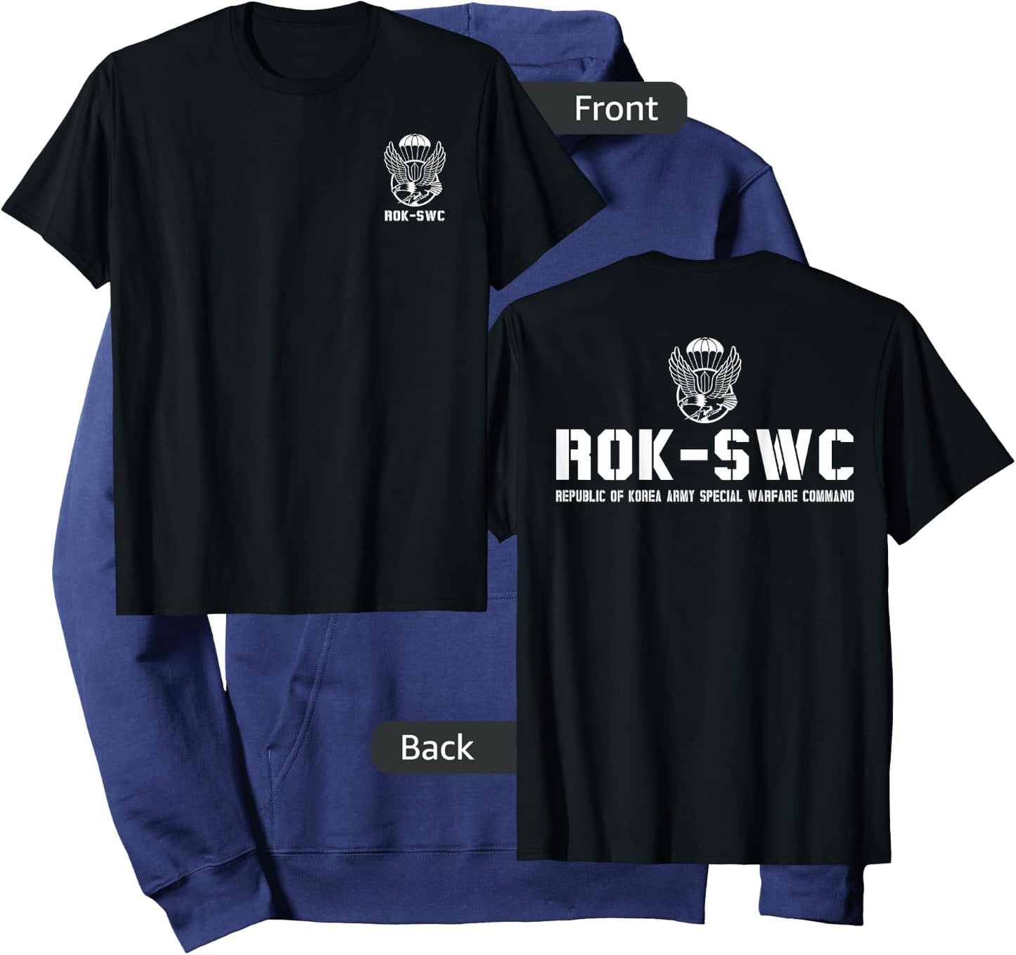 Republic of Korea ROK Army Special Forces Black Berets Hoodie - Hoodie | Navy