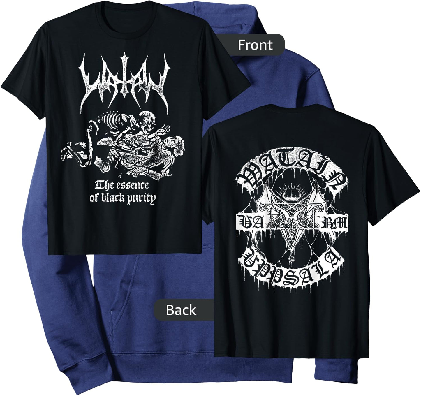 Watain - Essence of Black - Official Merchandise Hoodie - Hoodie | Navy