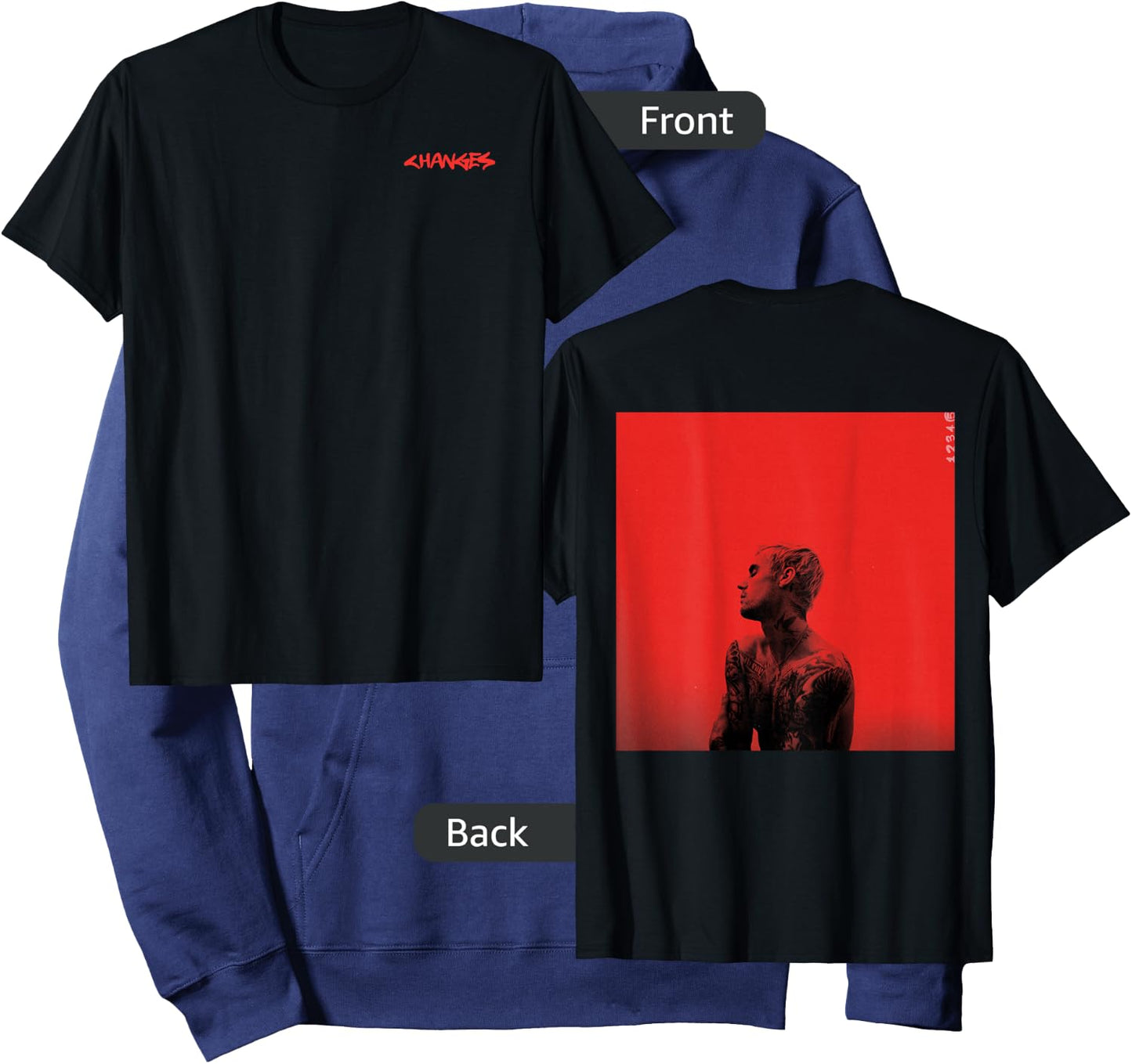 Justin Bieber Changes Cover Hoodie - Hoodie | Navy
