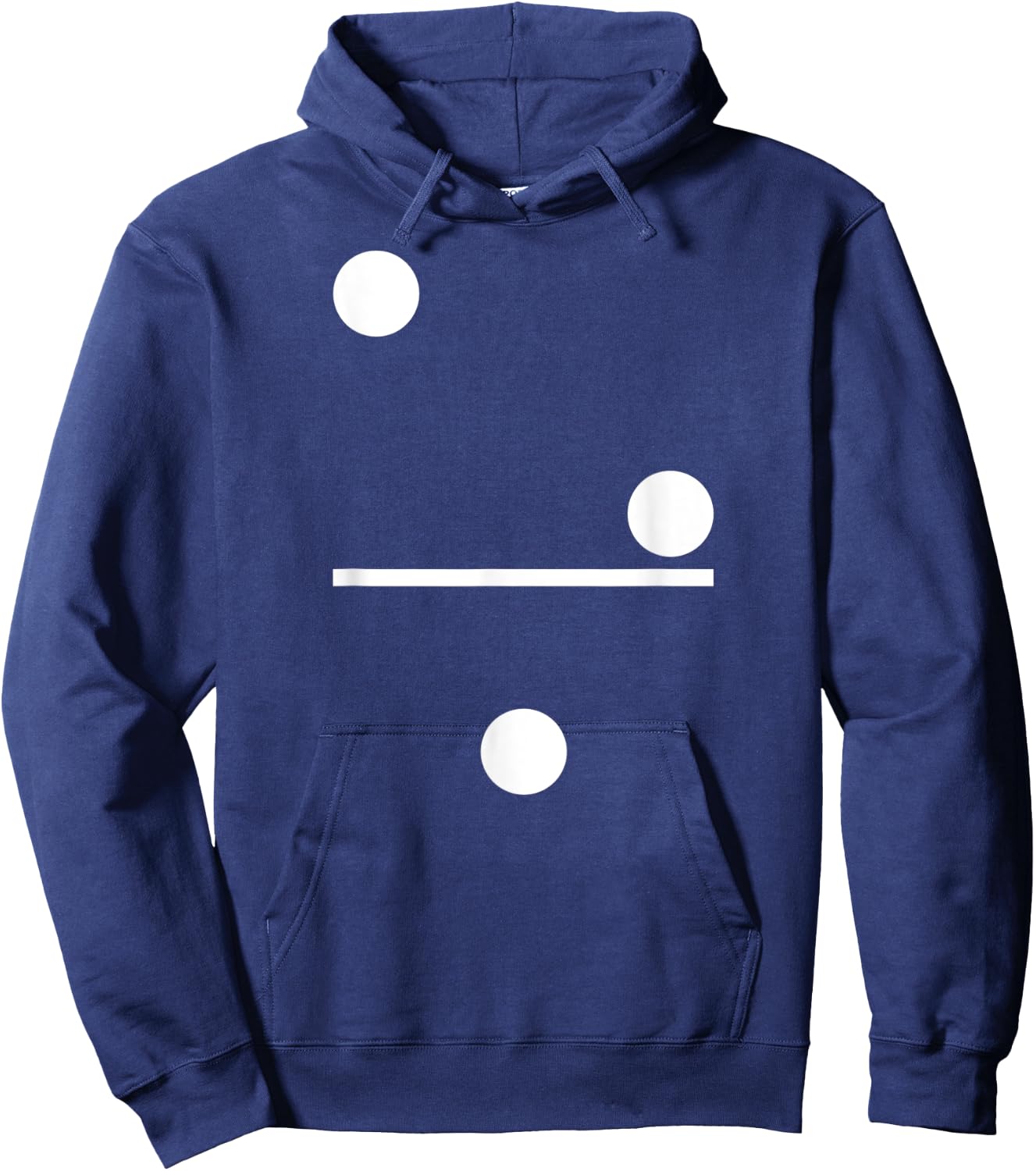 Domino 2-1 Domino Costume Carnival Dominoes Hoodie - Hoodie | Navy