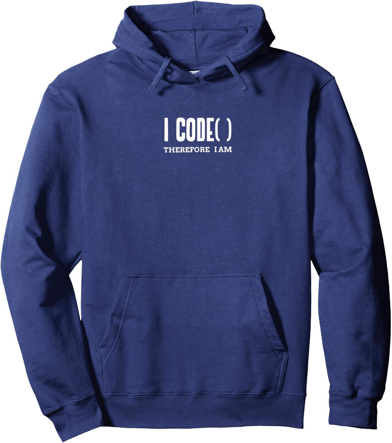 I Code Therefore I Am Developer Hoodie - Hoodie | Navy