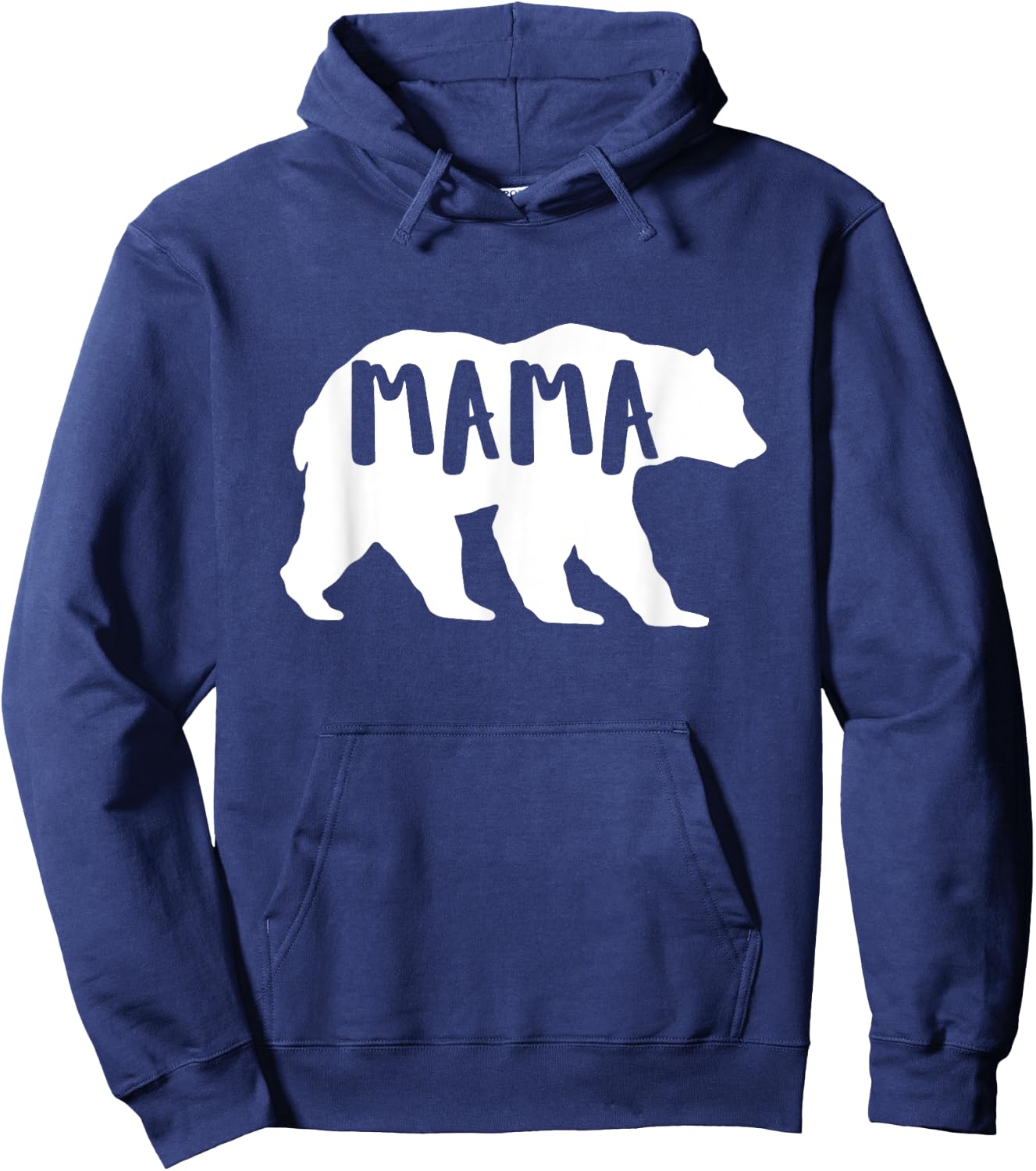 Mothersday | Cute Mama Bear for Outdoor & Nature Moms Hoodie - Hoodie | Navy