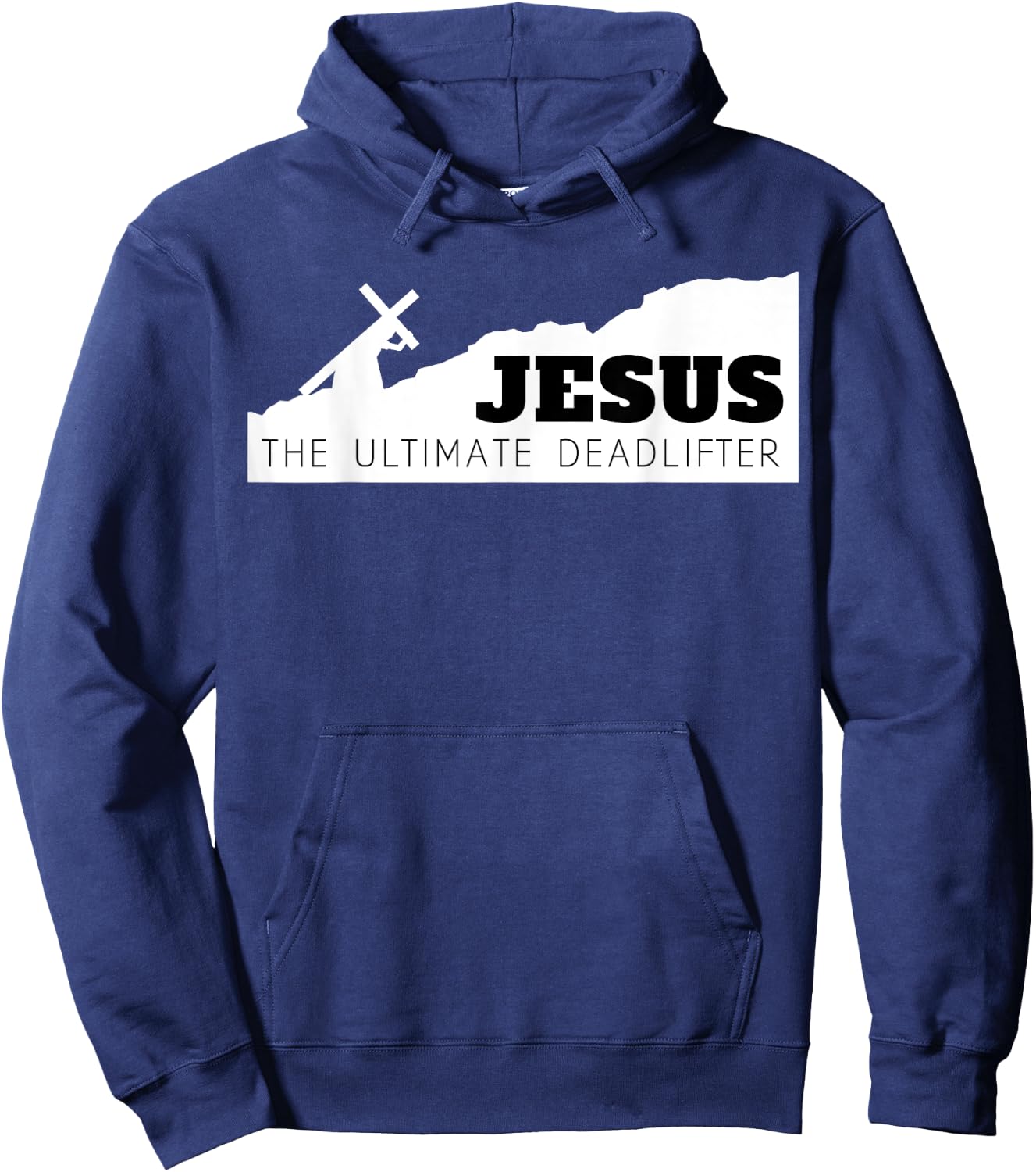 Jesus the ultimate deadlifter Hoodie - Hoodie | Navy