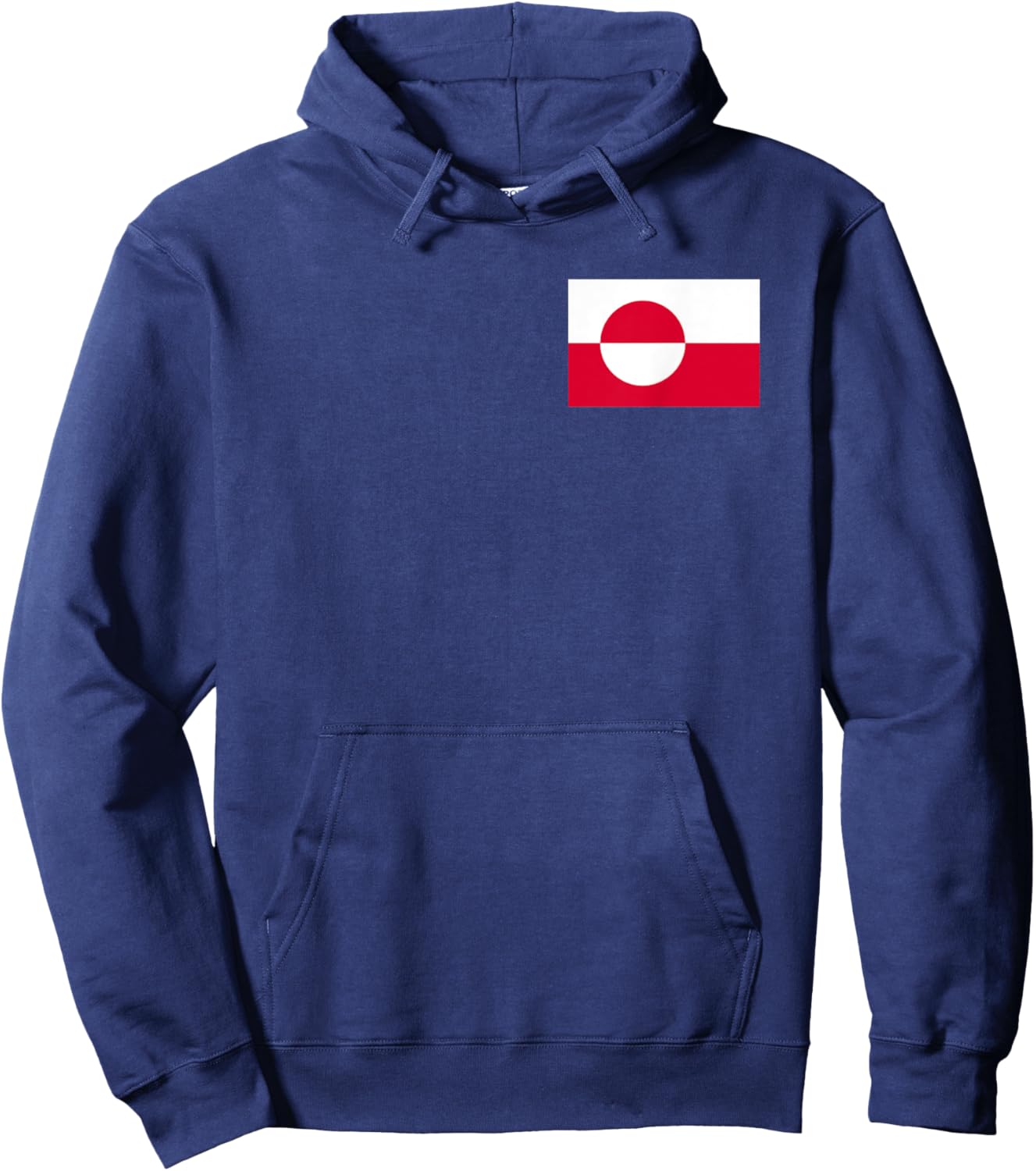Greenlandic Flag of Greenland Hoodie - Hoodie | Navy