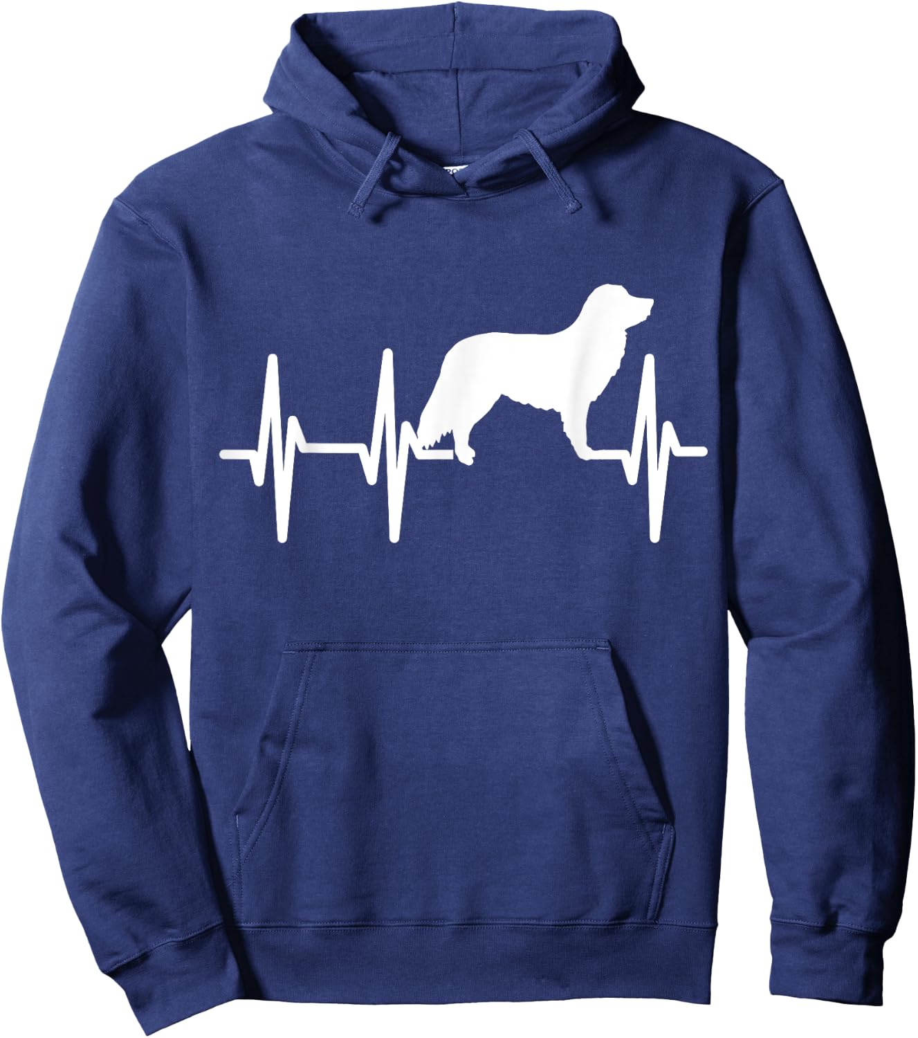 Nova Scotia Duck Great Heartbeat Dog Mom Dad Lover Gift Hoodie - Hoodie | Navy