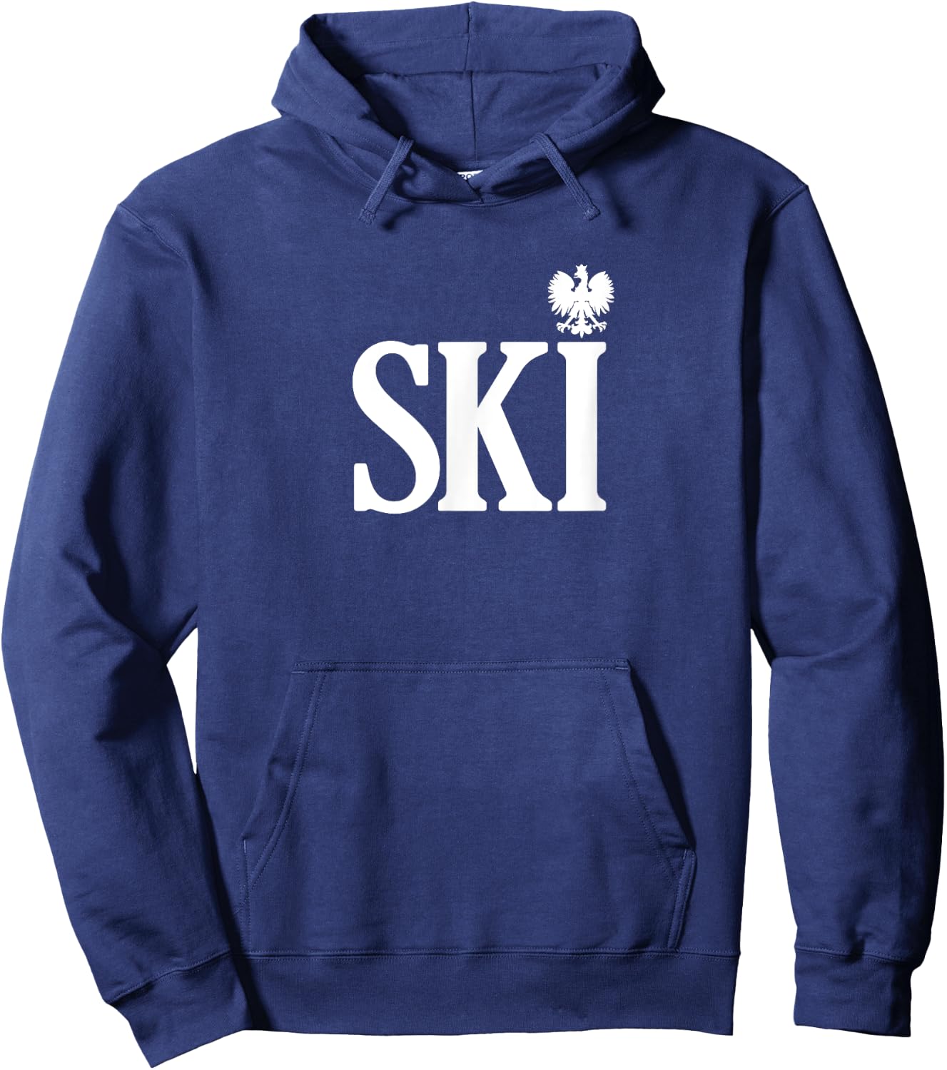SKI Polish Surnames Ending Polish Eagle Dyngus Day Hoodie - Hoodie | Navy