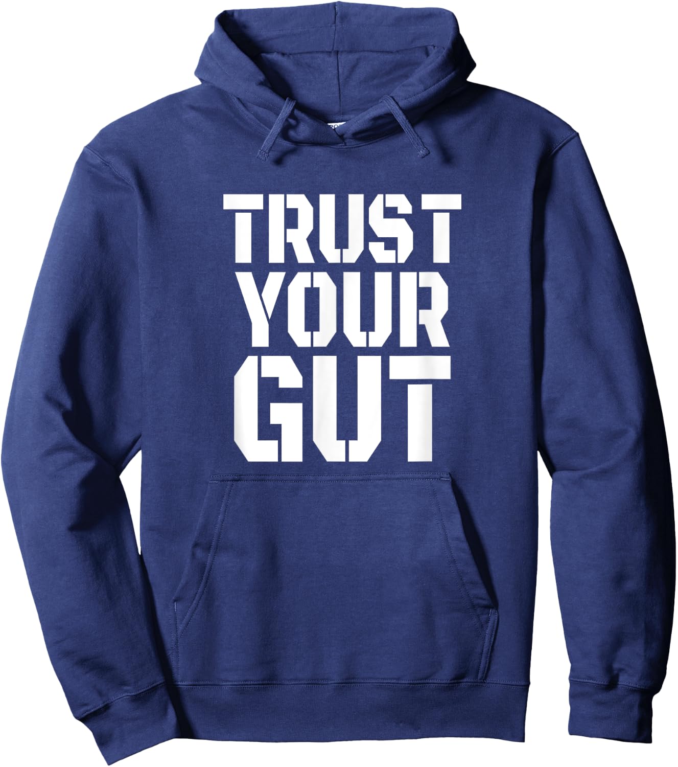 Trust Your Gut Beer Belly Drinking Alcohol Wine Funny Gift Hoodie - Hoodie | Navy