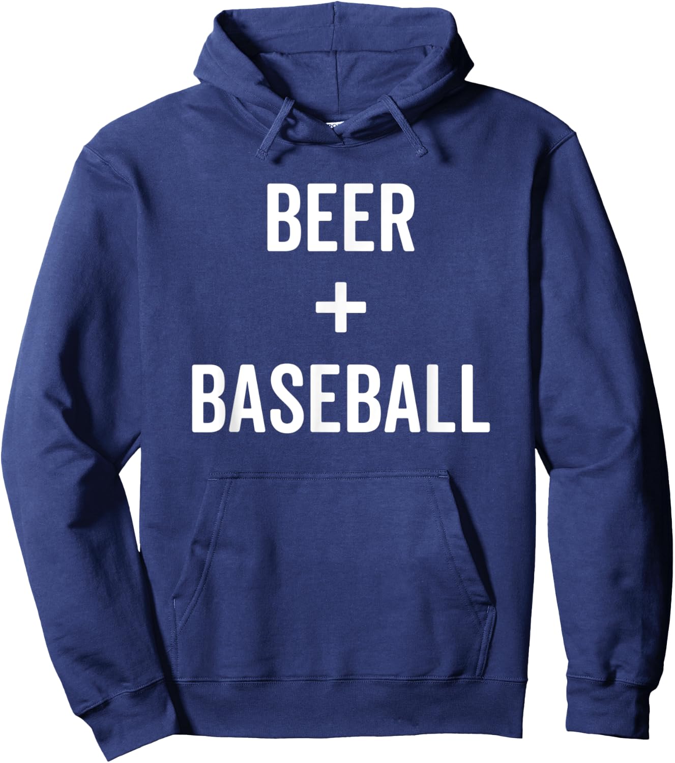 Cool Drinking Saying Drinker Graphic Beer Funny Baseball Hoodie - Hoodie | Navy