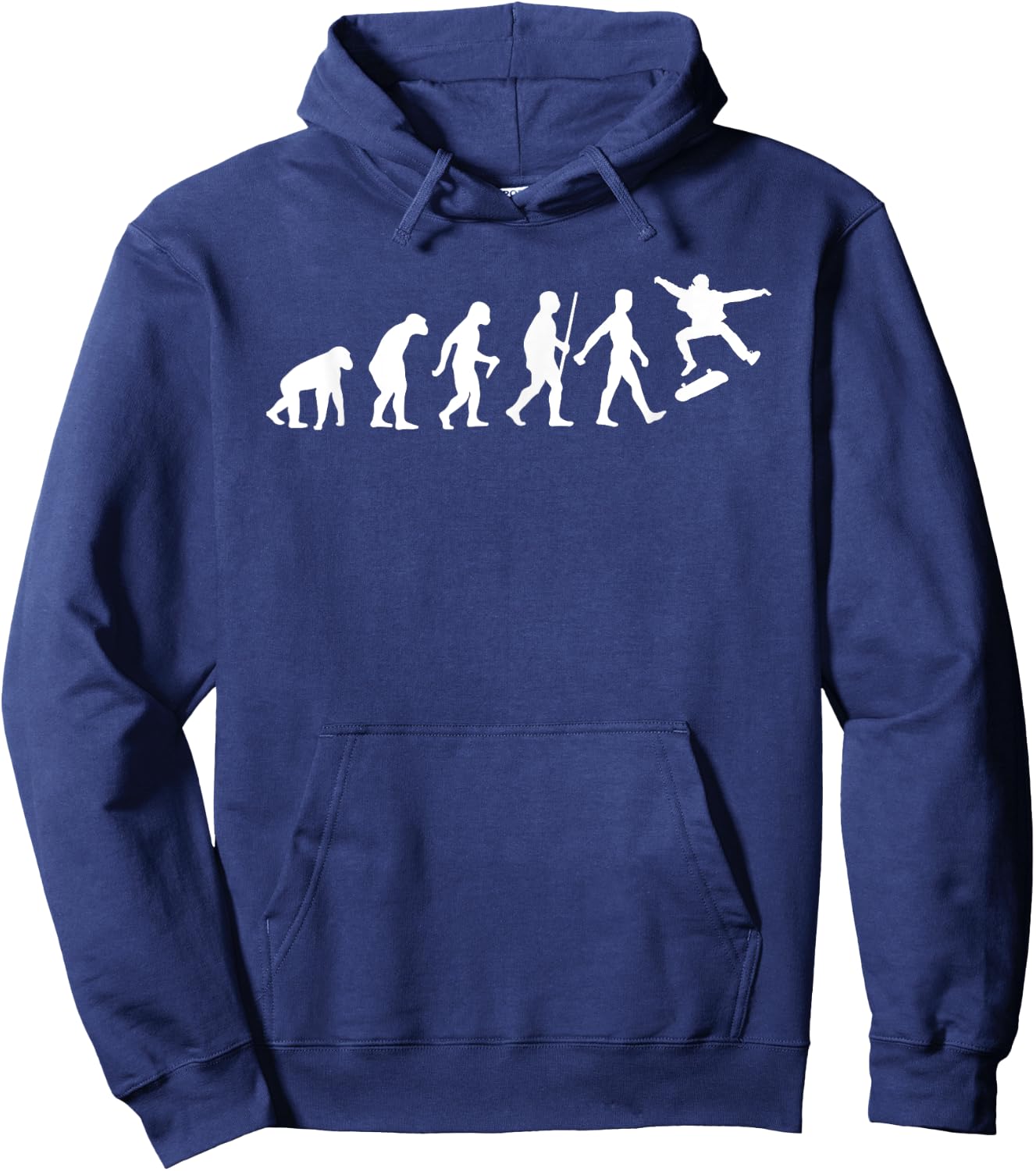 Cool Skateboarding Women Skateboard Evolution Skater Hoodie - Hoodie | Navy