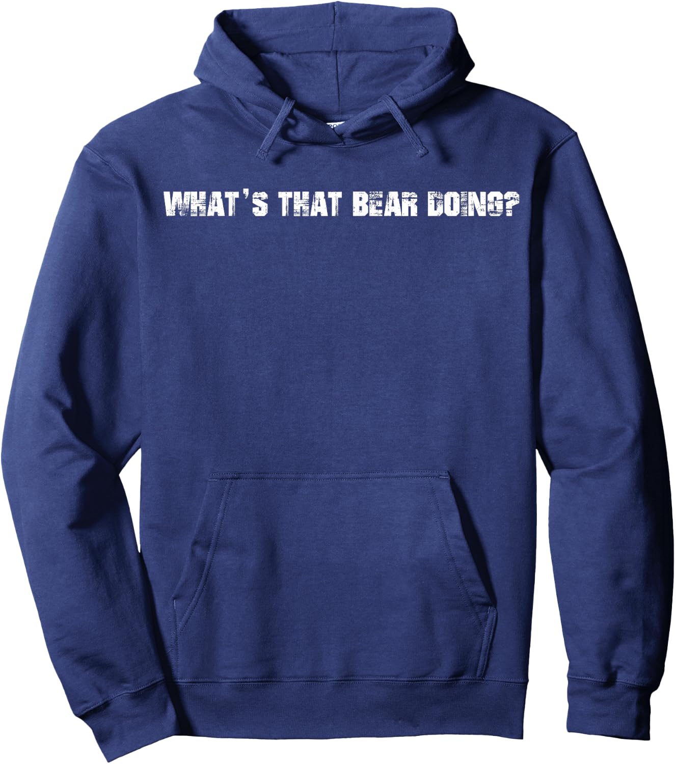 What's that bear doing Hoodie - Hoodie | Navy