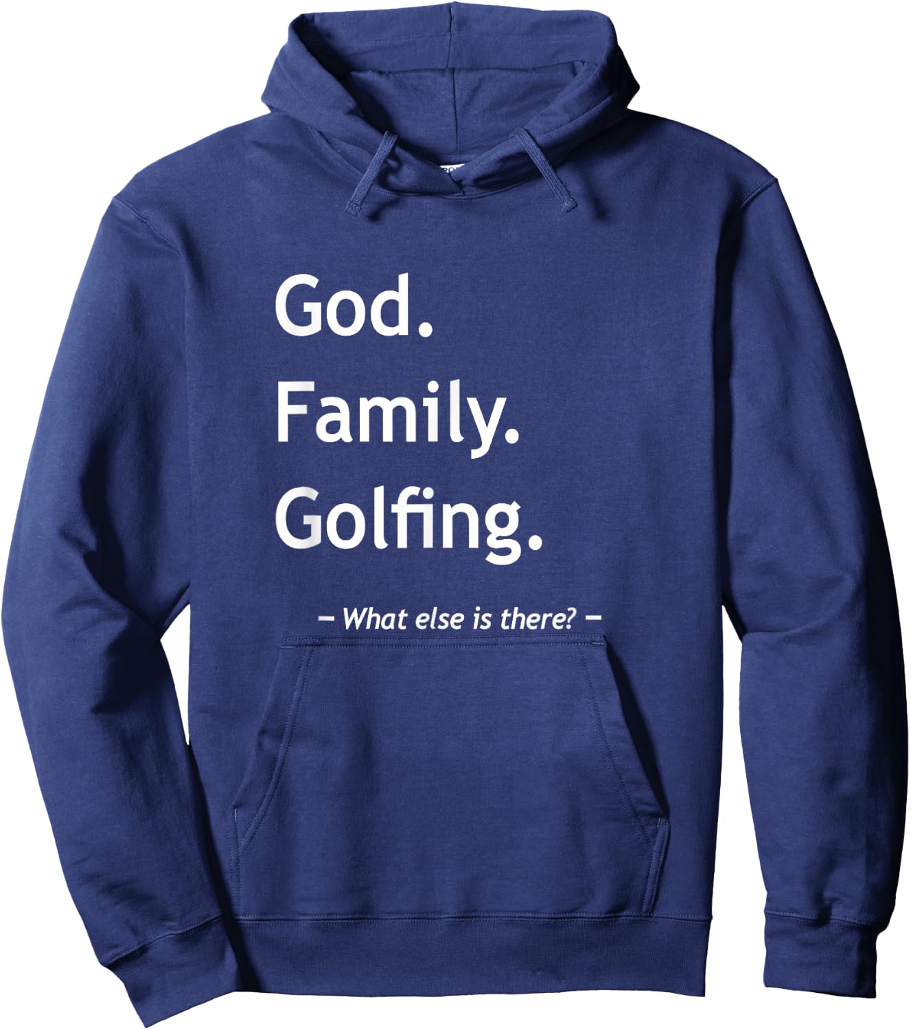 Christian God Family Golfing Jesus Christ Christianity Hoodie - Hoodie | Navy