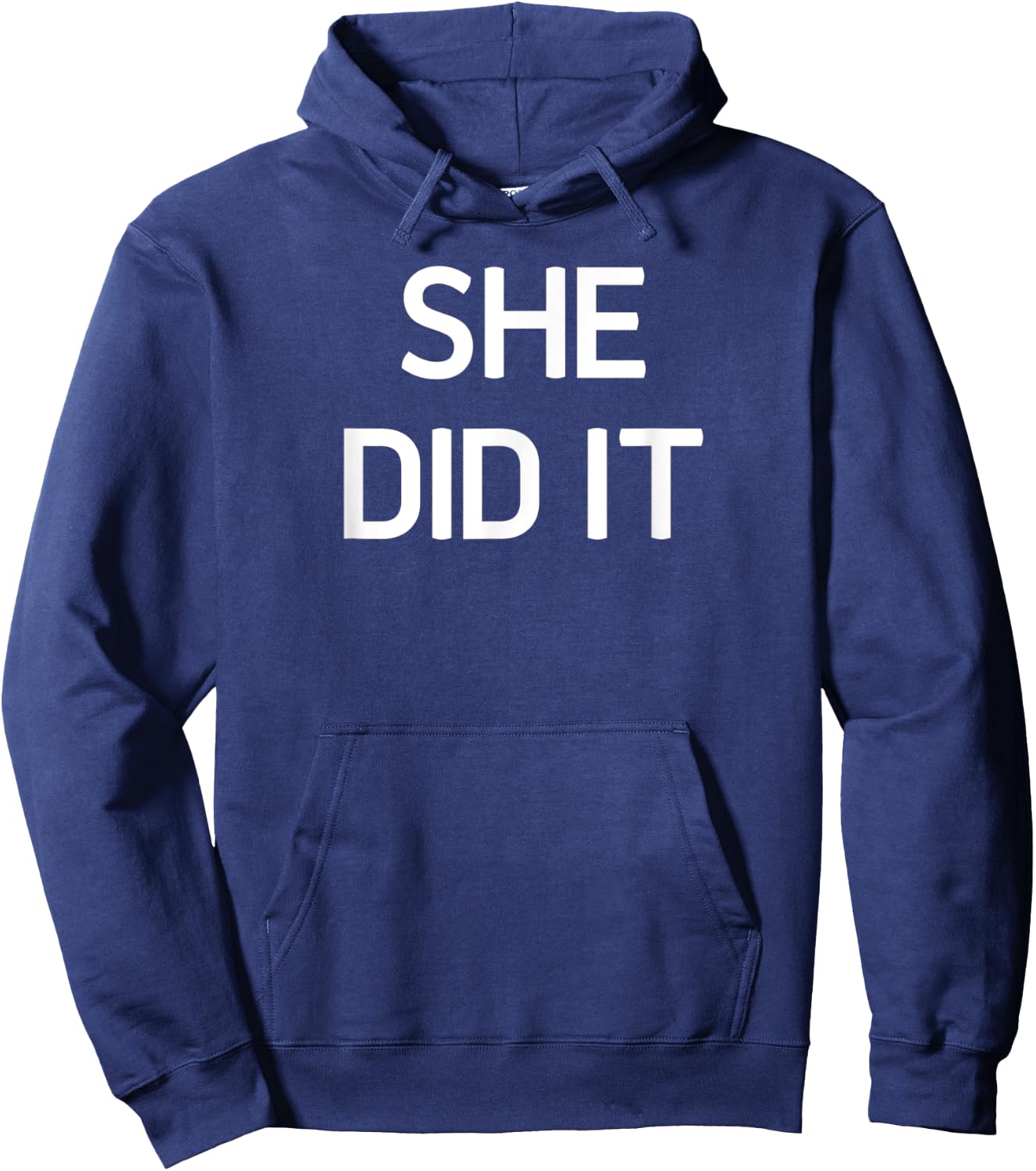 She Did It, Funny, Sarcastic, Jokes, Family Hoodie - Hoodie | Navy