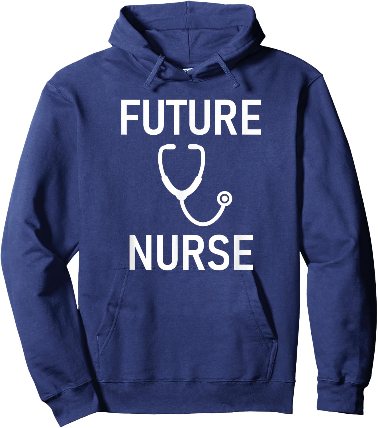Future Nurse, Stethoscope, Medical Field, Funny Sayings Hoodie - Hoodie | Navy